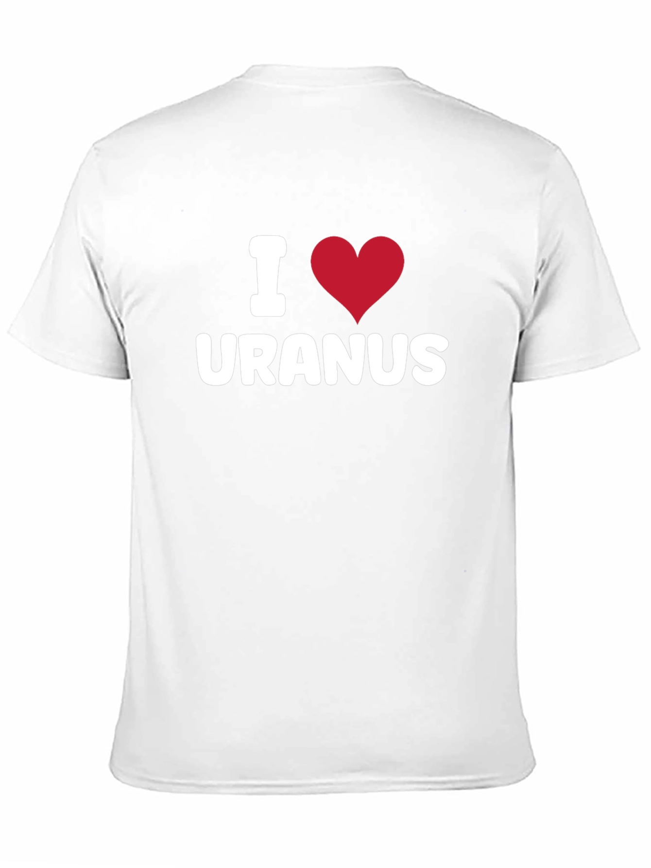 I Heart Uranus Graphic T-Shirt - Black Cotton Tee