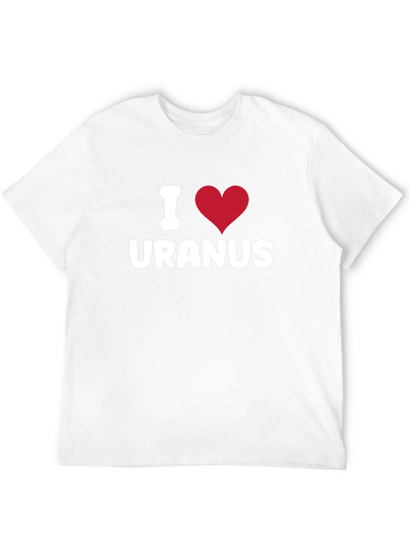 I Heart Uranus Graphic T-Shirt - Black Cotton Tee