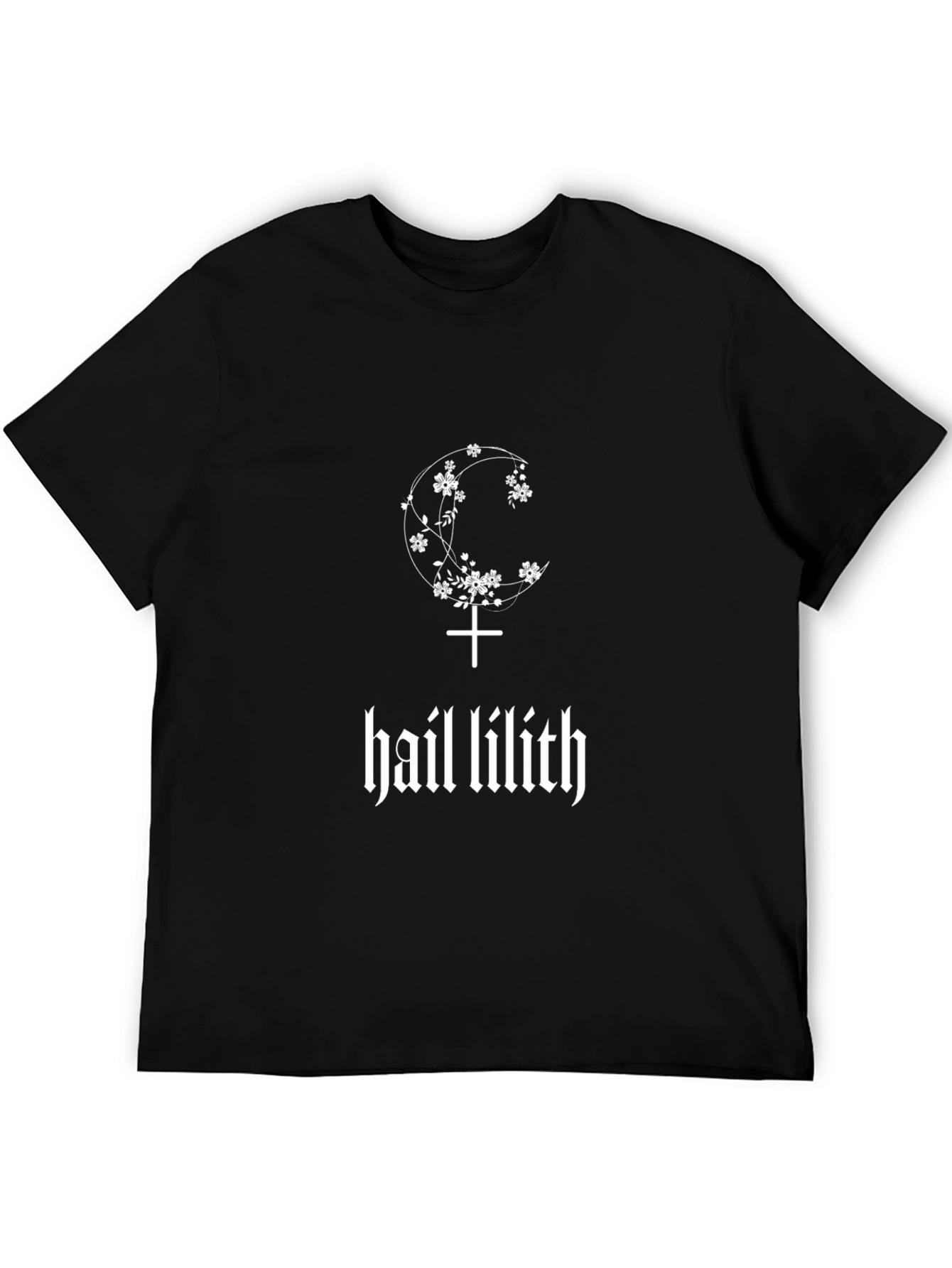 Hail Lilith Floral Venus Symbol Graphic Tee