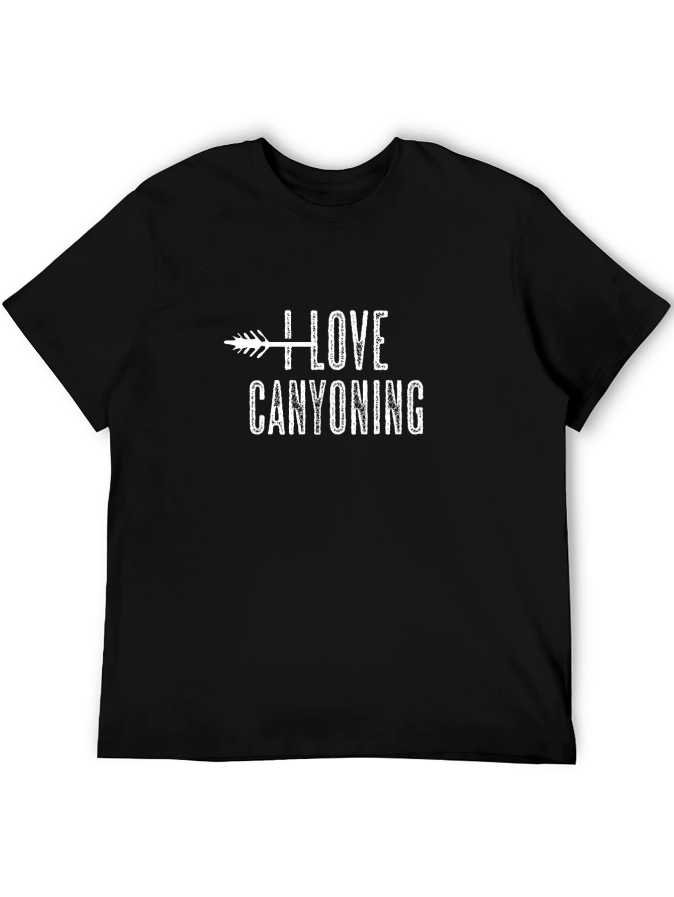 I Love Canyoning Graphic Tee - Arrow Design