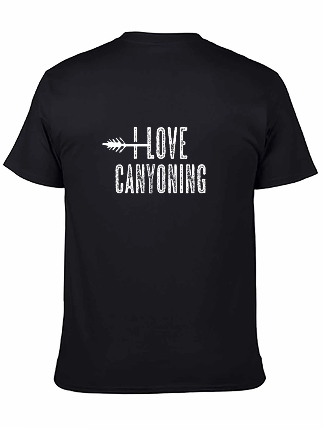I Love Canyoning Graphic Tee - Arrow Design