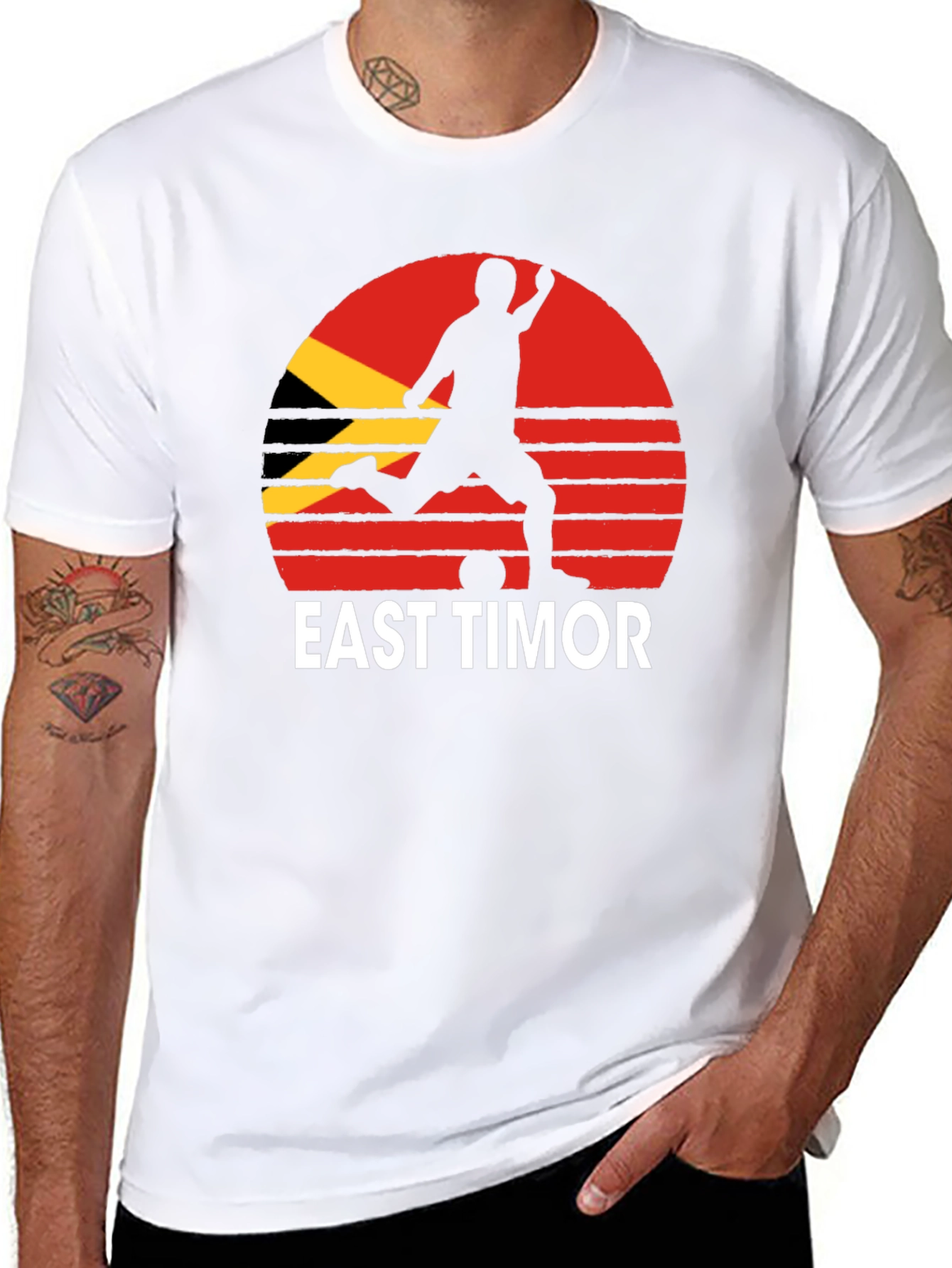 East Timor Football T-Shirt - Soccer Fan Tee