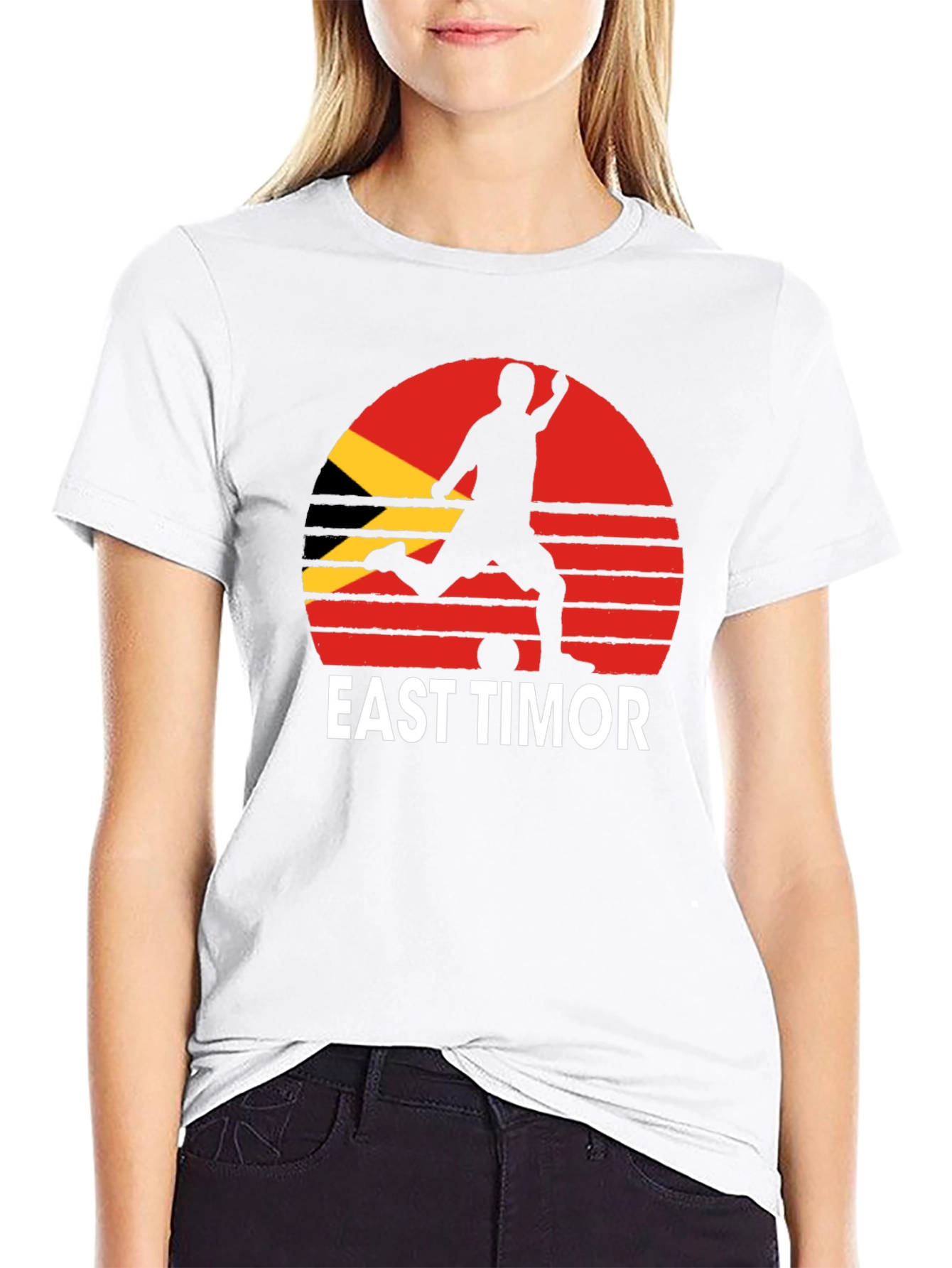 East Timor Football T-Shirt - Soccer Fan Tee