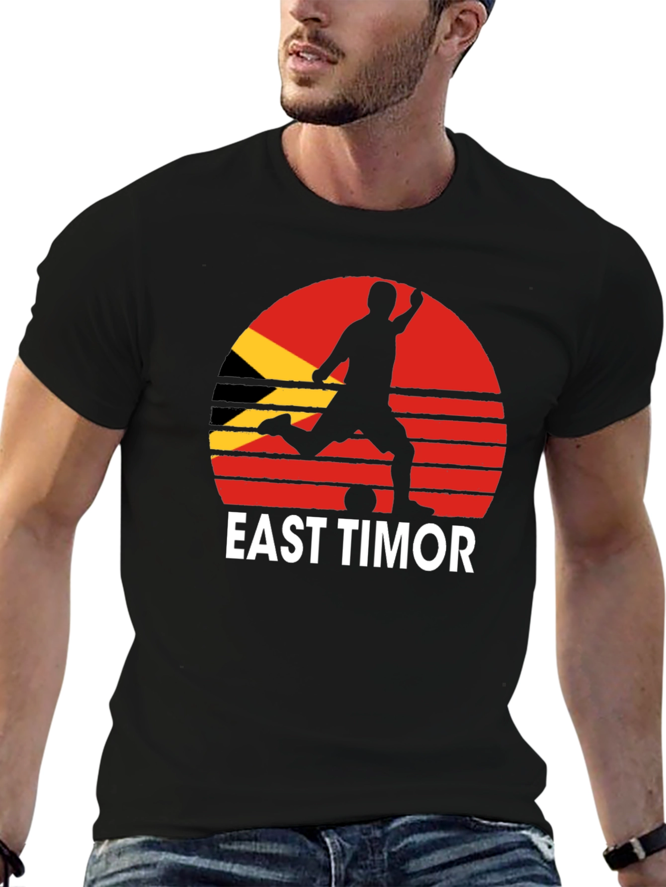 East Timor Football T-Shirt - Soccer Fan Tee