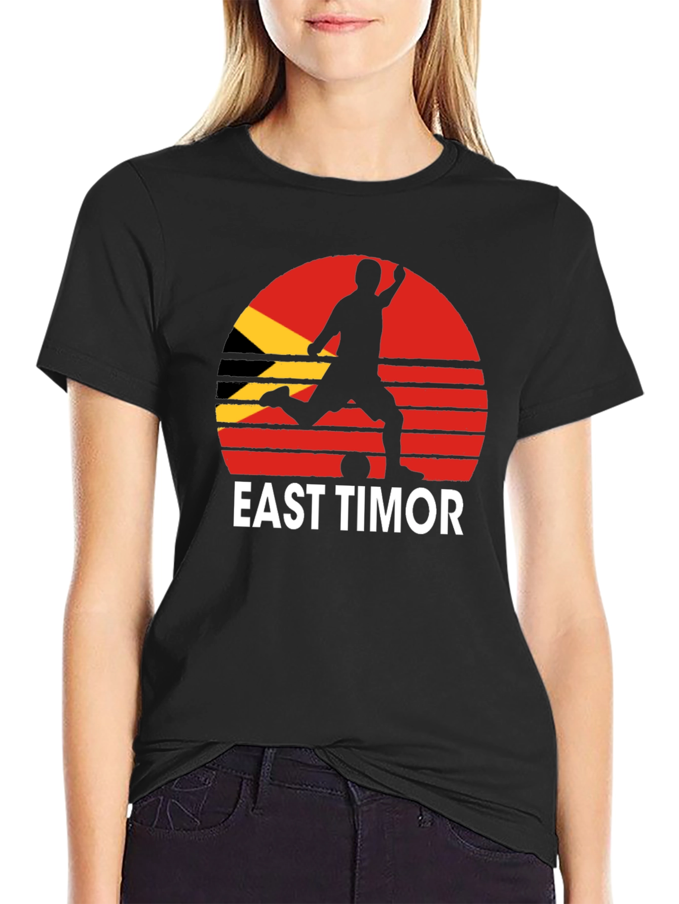 East Timor Football T-Shirt - Soccer Fan Tee