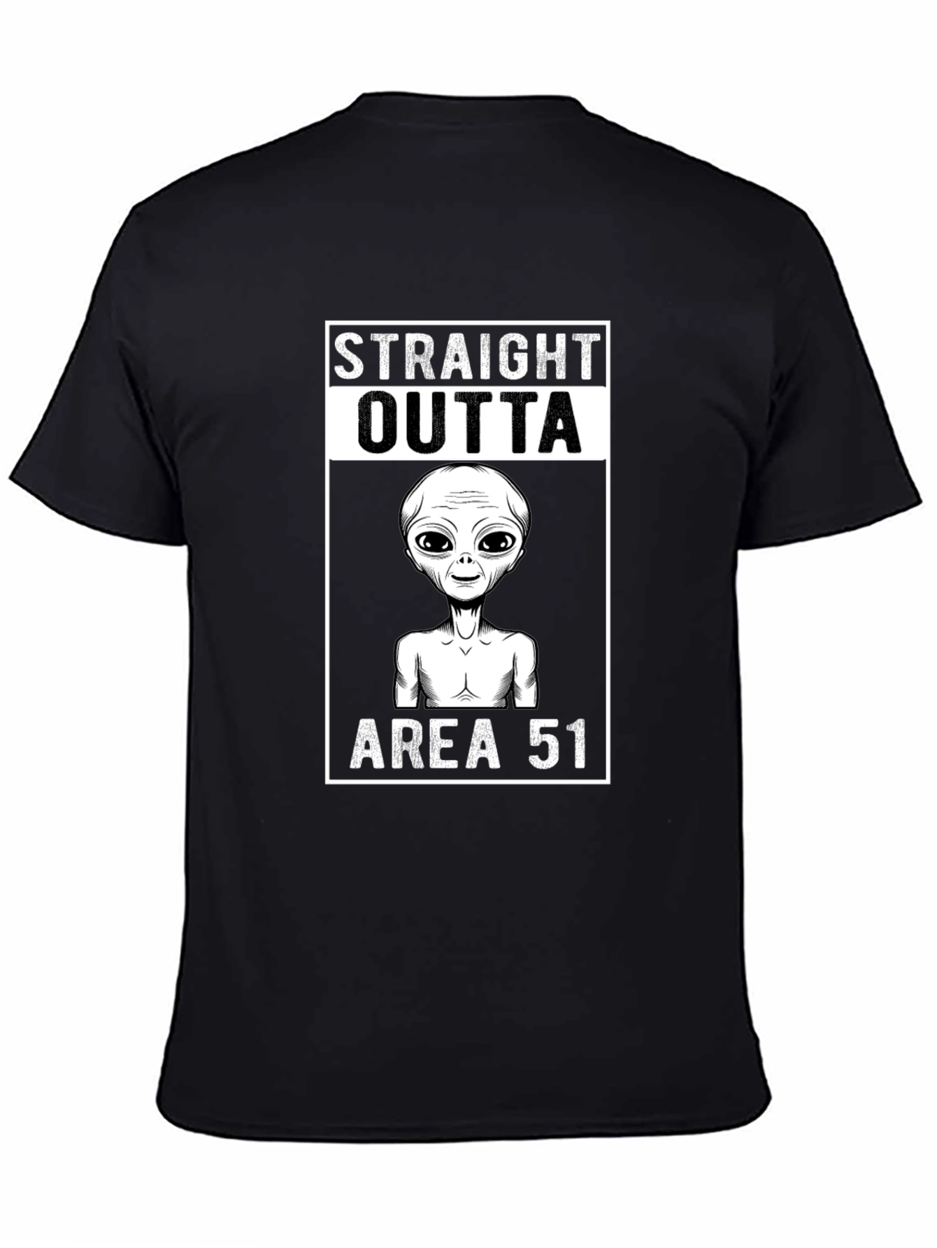 Straight Outta Area 51 Alien Graphic Tee