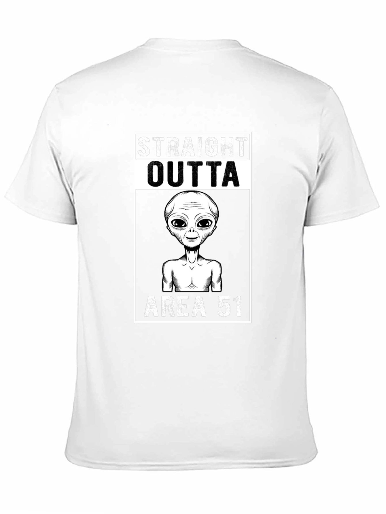 Straight Outta Area 51 Alien Graphic Tee