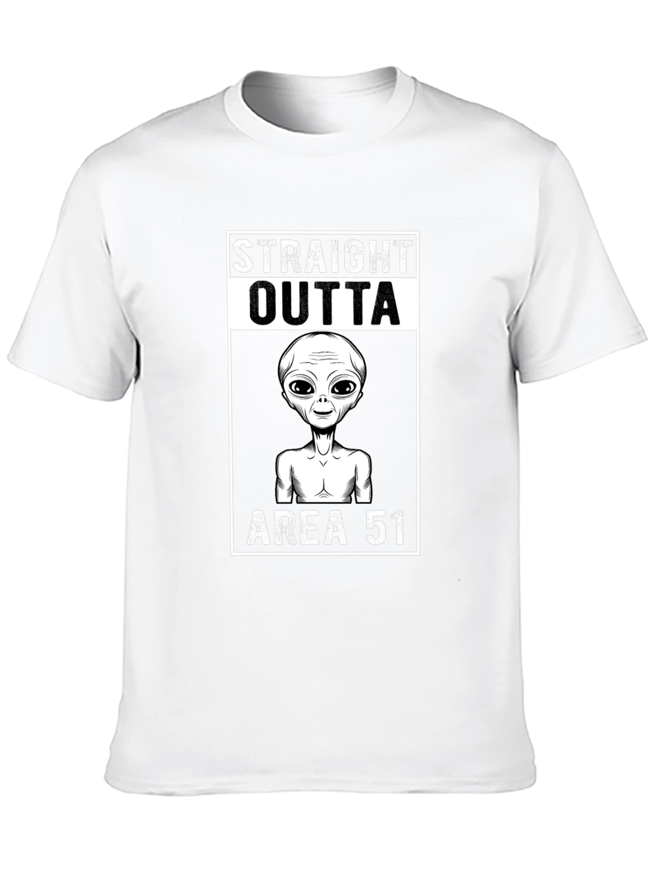 Straight Outta Area 51 Alien Graphic Tee