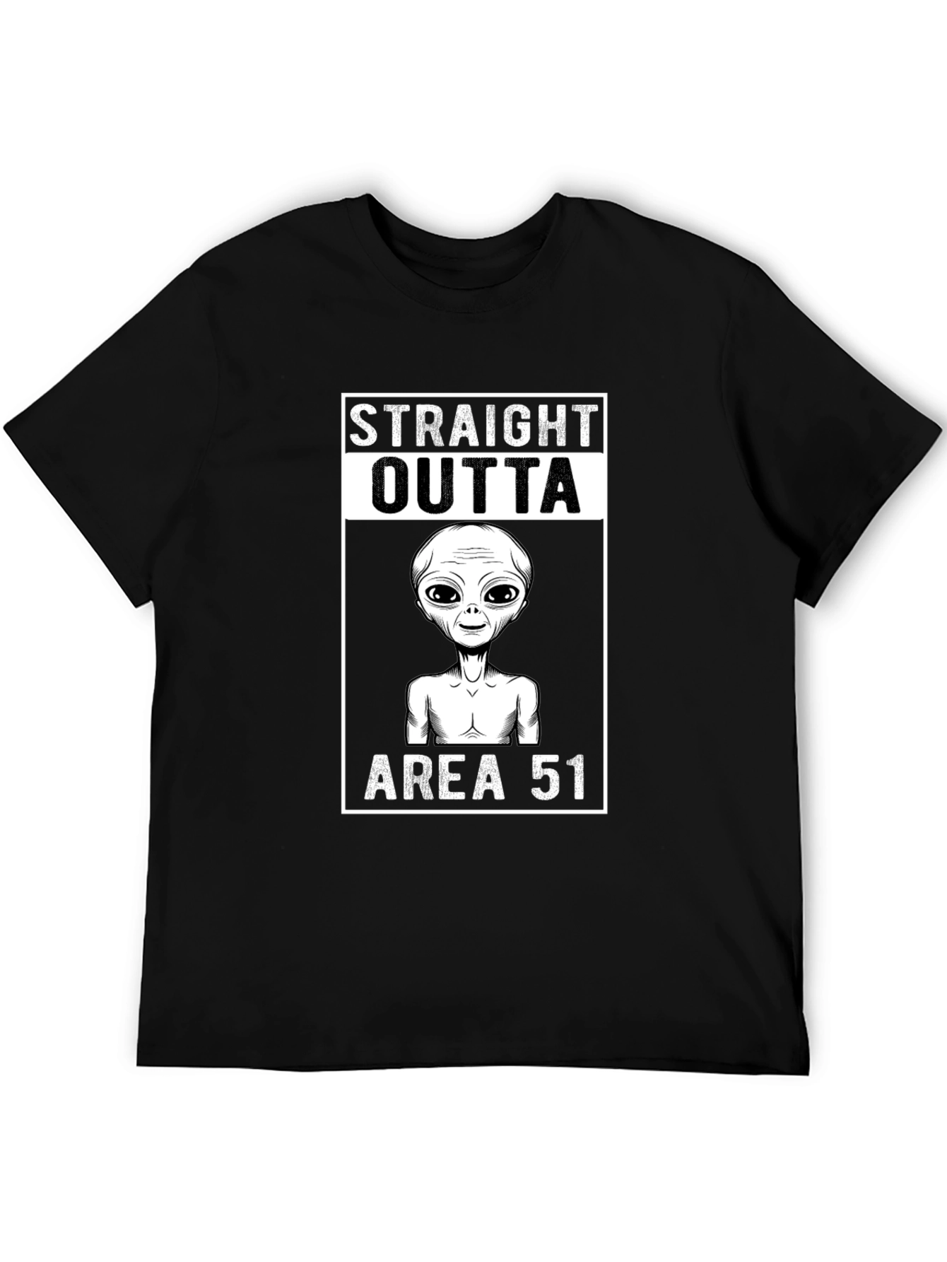 Straight Outta Area 51 Alien Graphic Tee