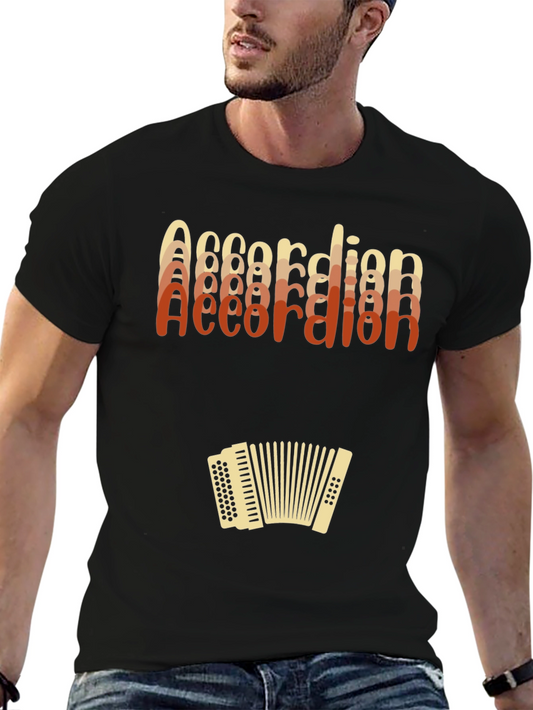 Accordion Retro T-Shirt