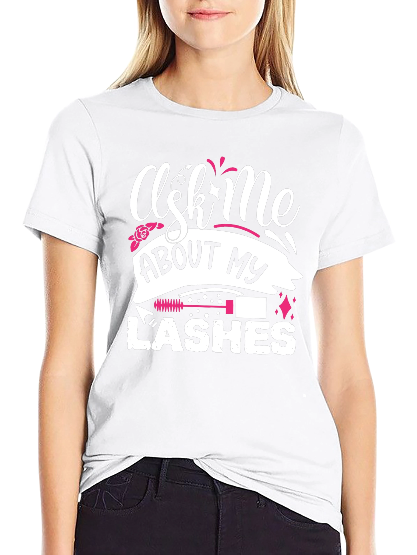 Ask Me About My Lashes T-Shirt