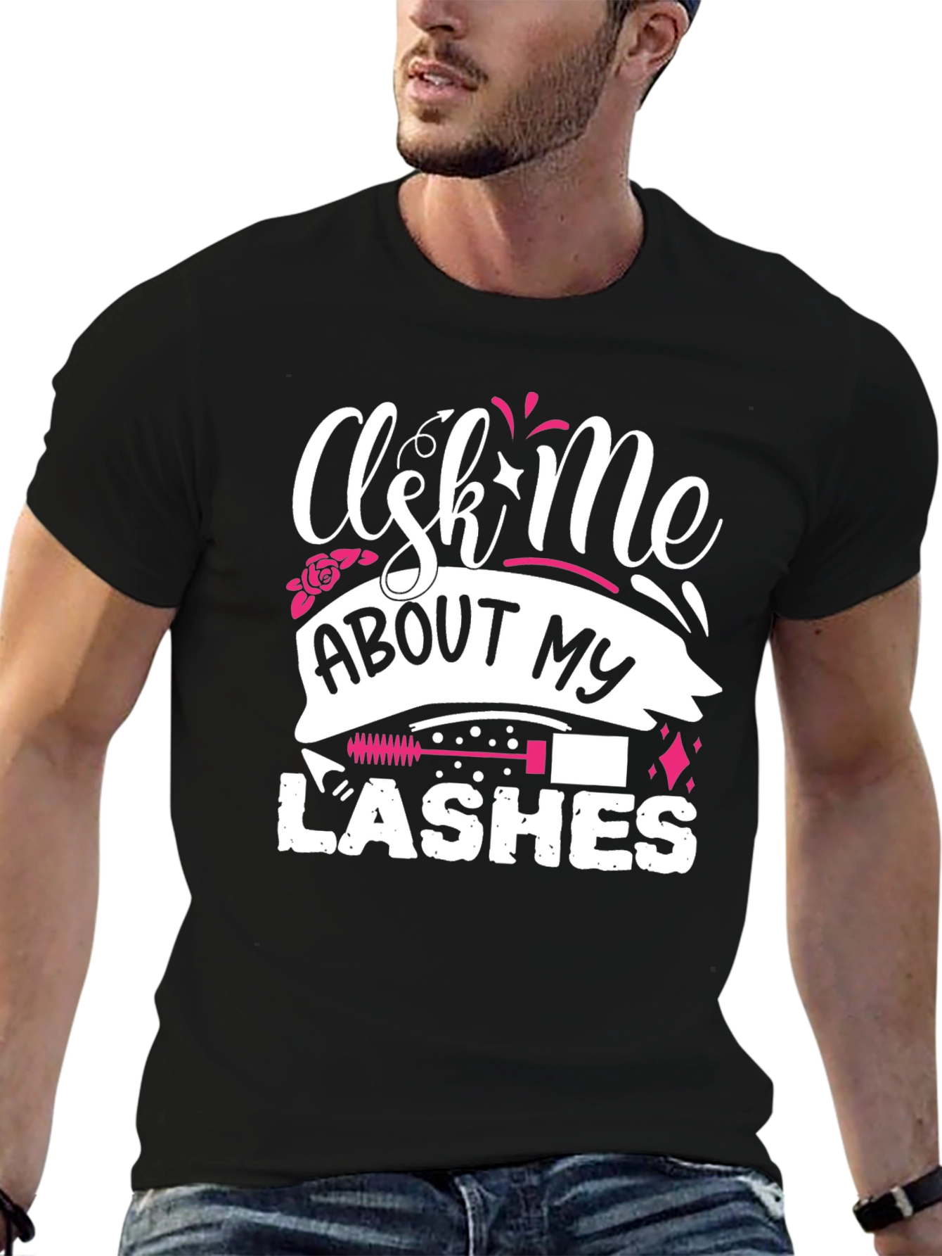 Ask Me About My Lashes T-Shirt
