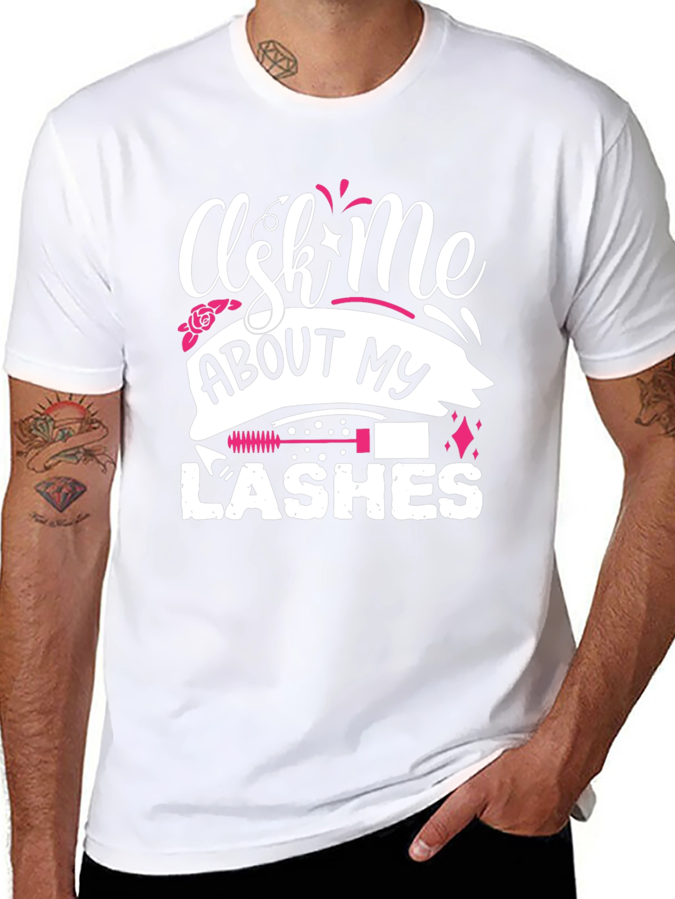 Ask Me About My Lashes T-Shirt