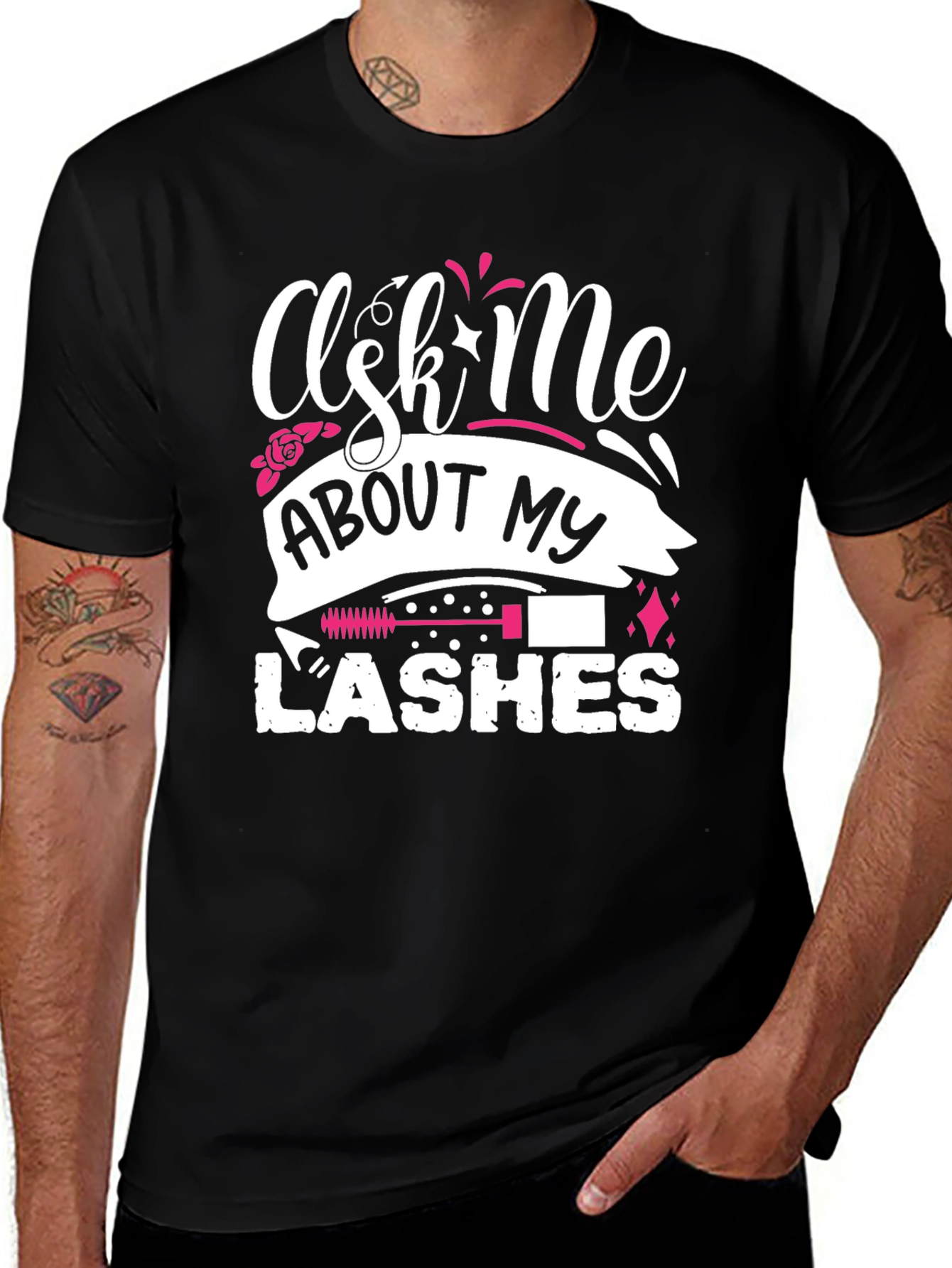 Ask Me About My Lashes T-Shirt