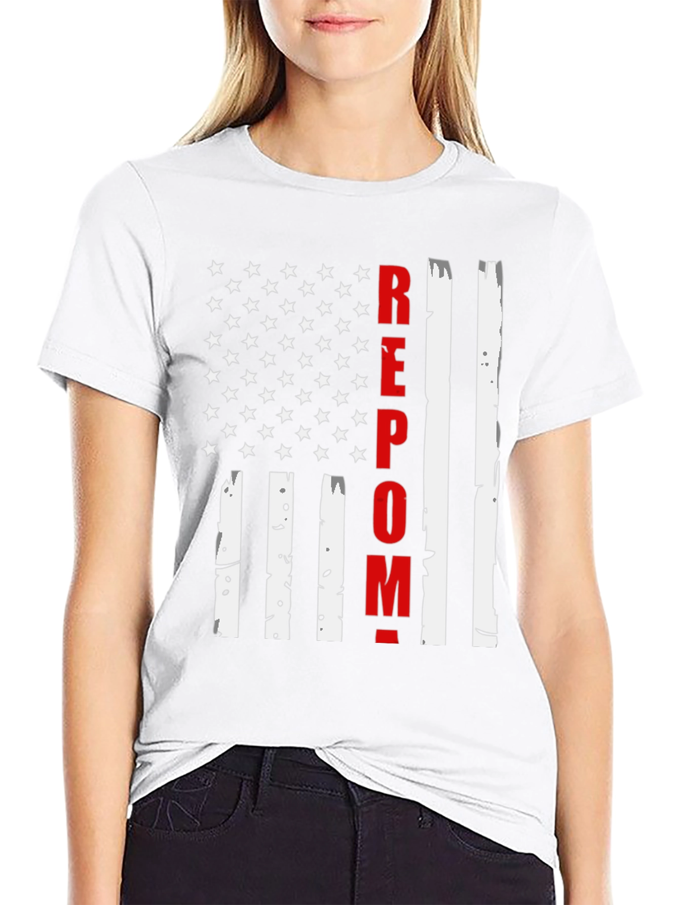 REPO Man American Flag T-Shirt