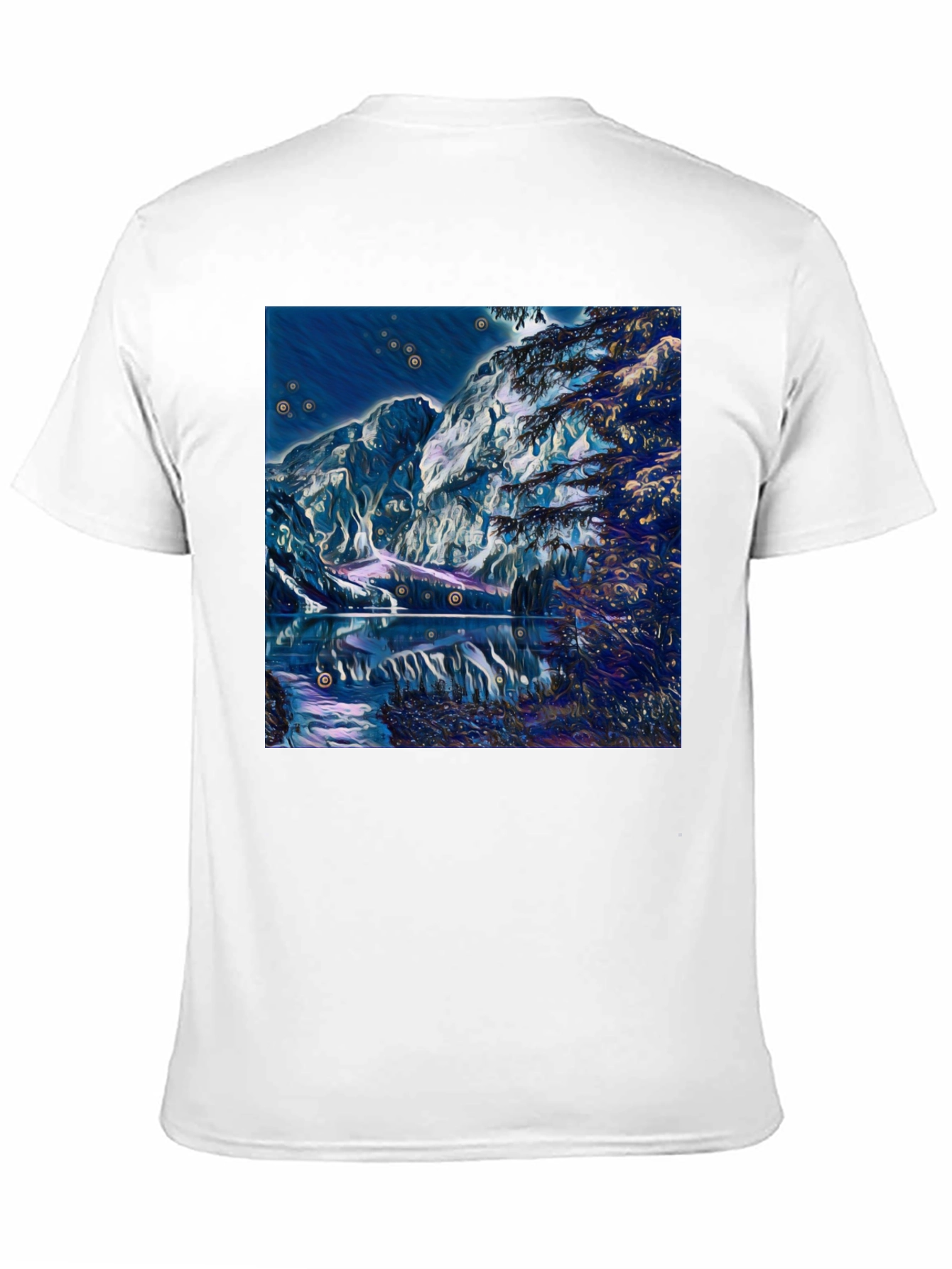 Mystic Mountain Lake Graphic T-Shirt