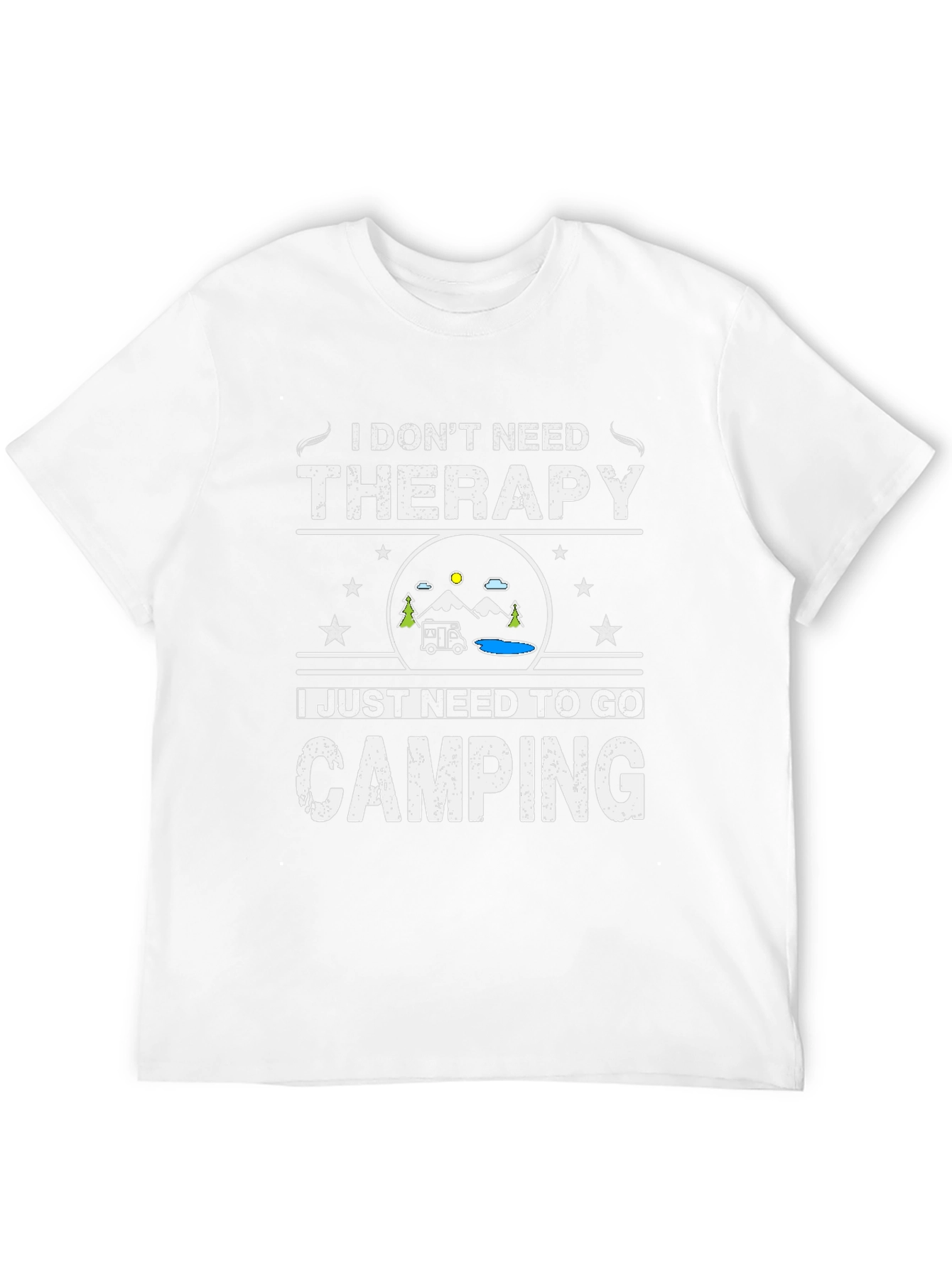 Camping Therapy T-Shirt - Nature Lover Tee