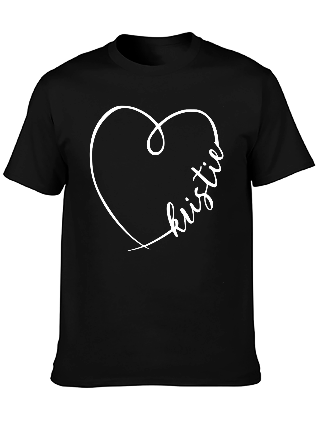 Kristie Heart Tee - Custom Name Shirt