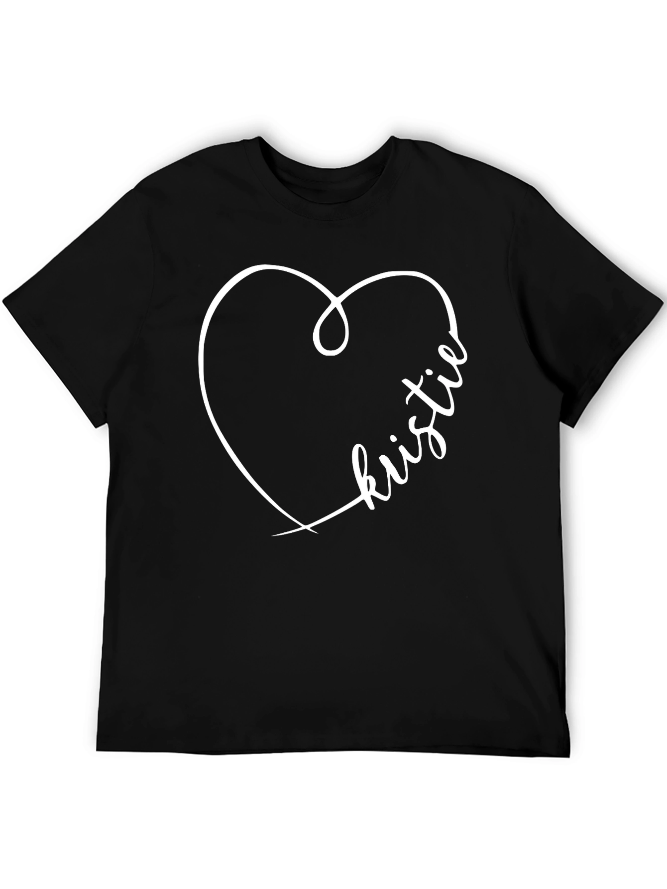 Kristie Heart Tee - Custom Name Shirt