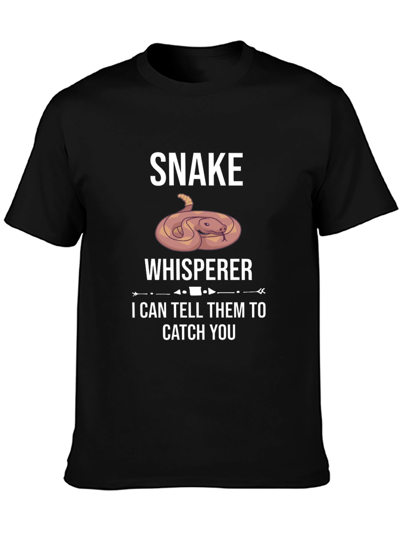 Snake Whisperer Graphic Tee - Funny Animal Lover Shirt