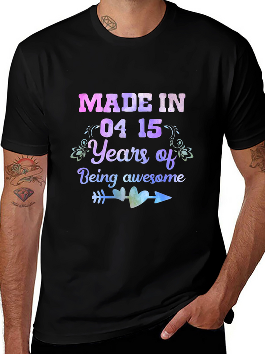 Made in 04 15 Birthday T-Shirt