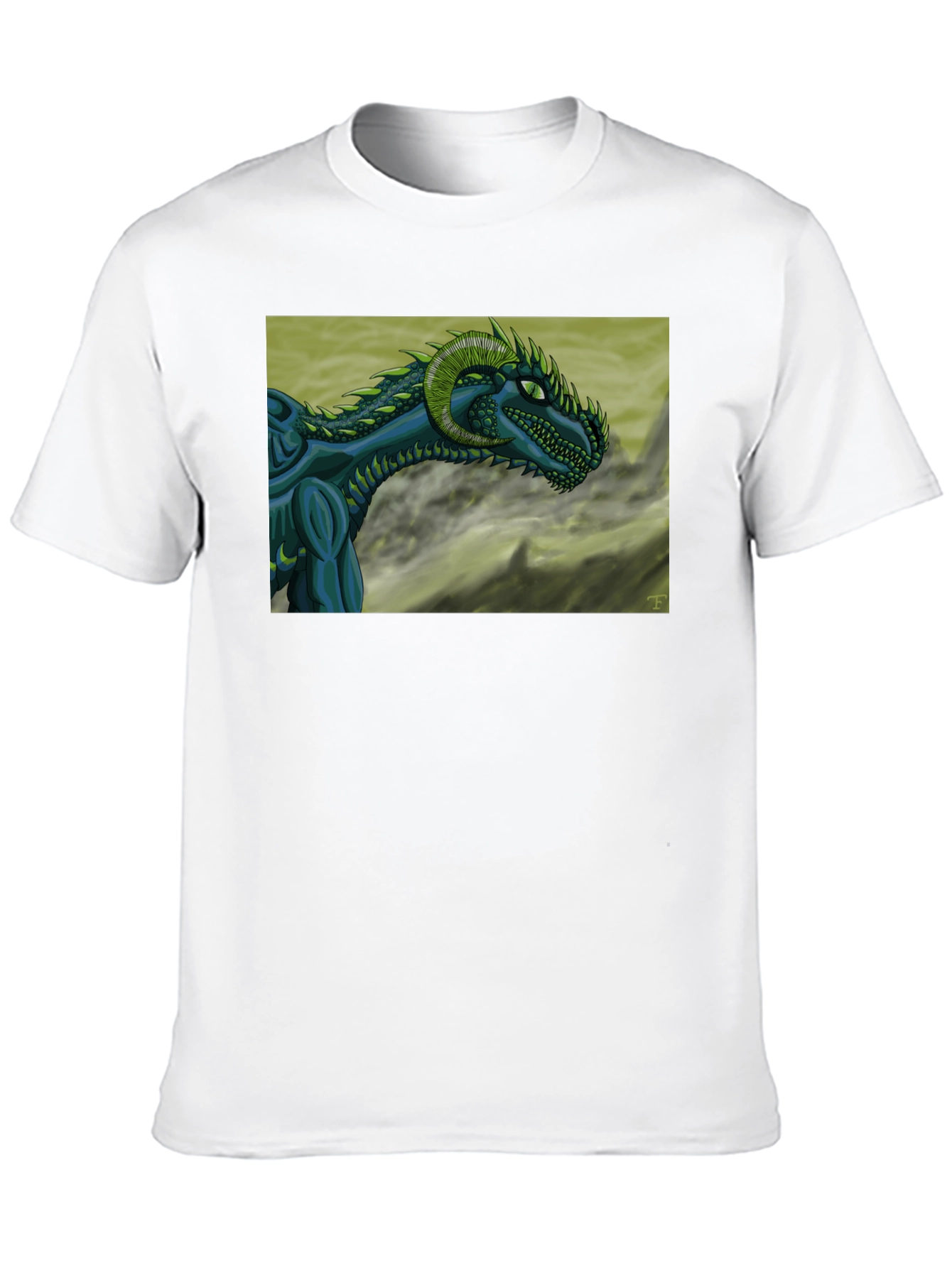 Dragon Graphic T-Shirt - Black Cotton Tee