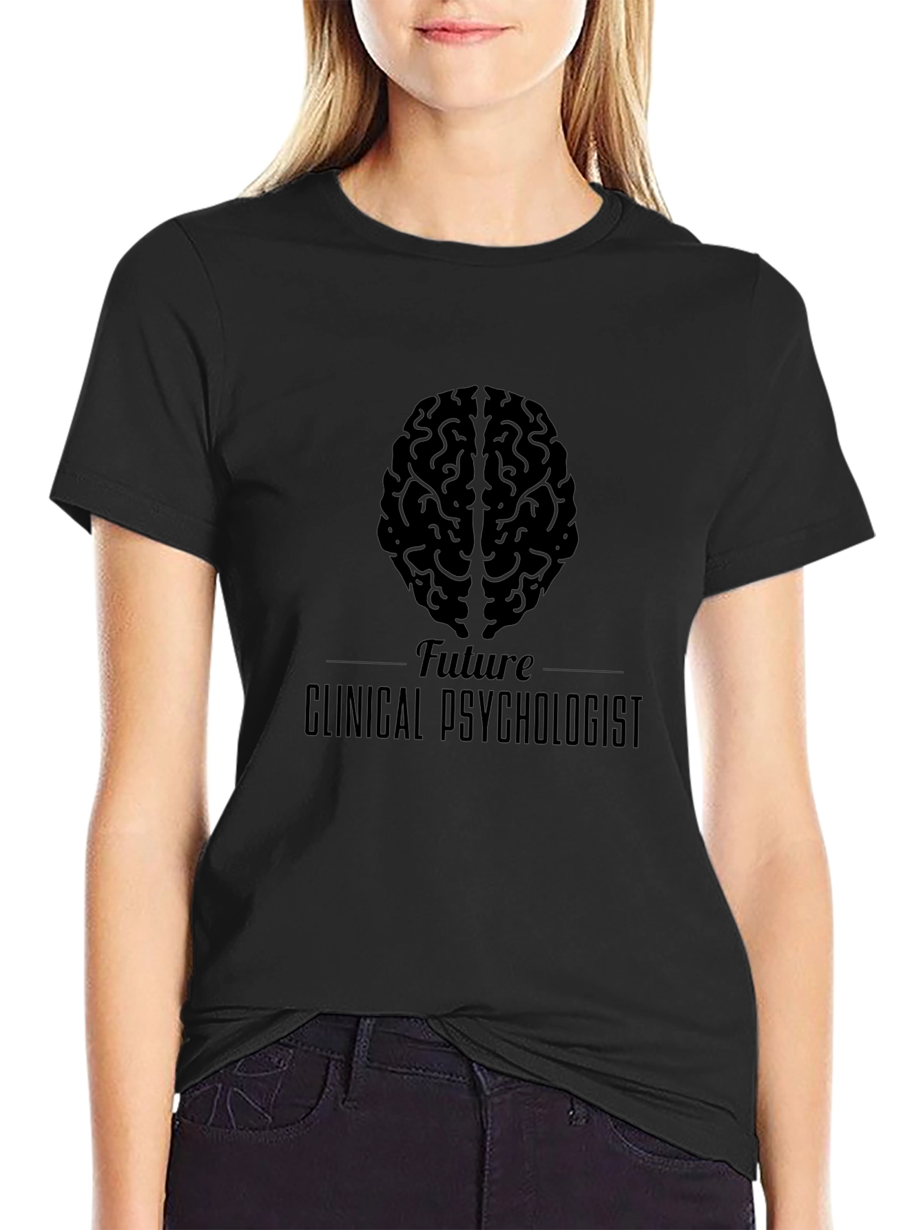 Future Clinical Psychologist Brain T-Shirt