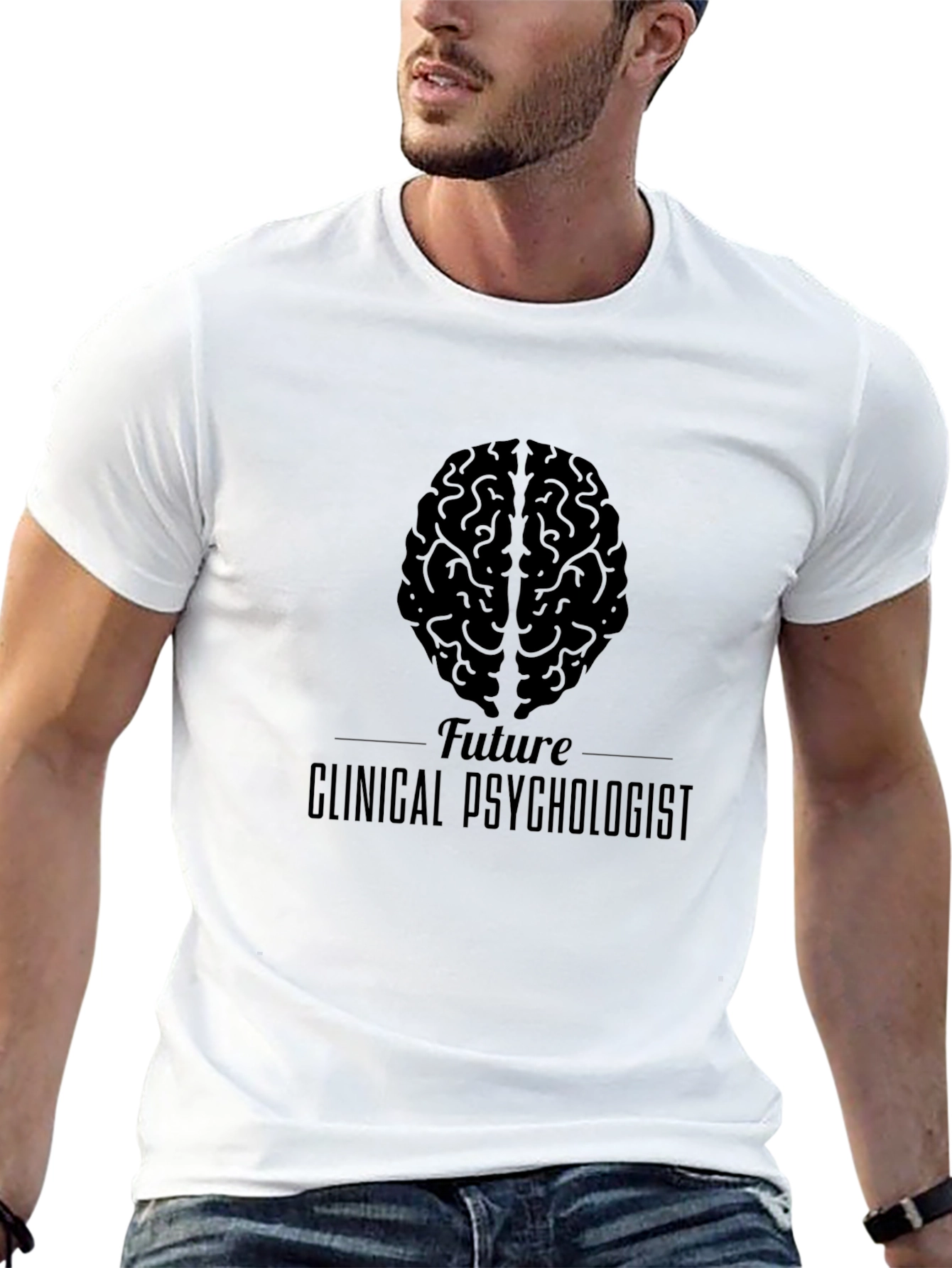 Future Clinical Psychologist Brain T-Shirt
