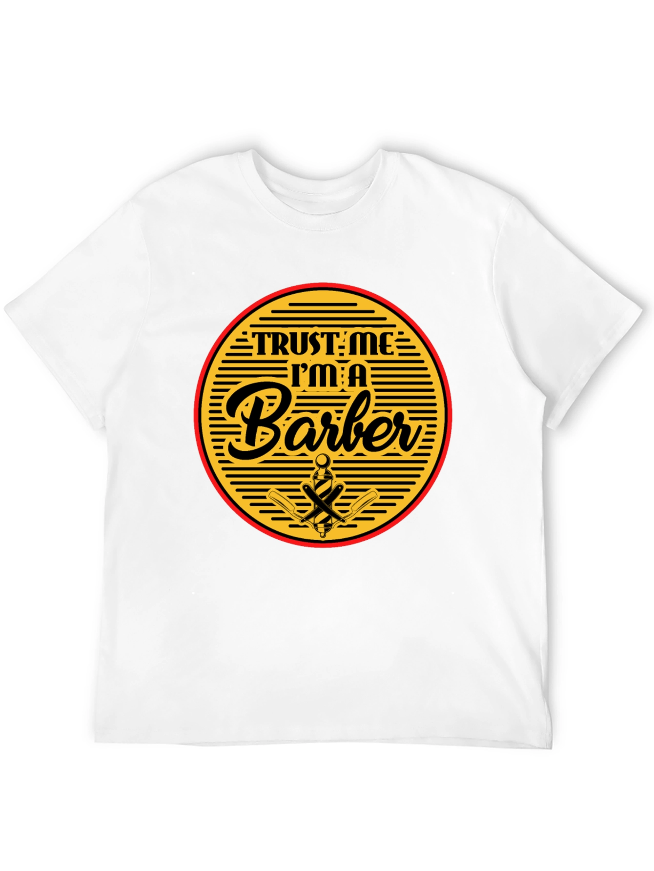 Trust Me Im A Barber Black T-Shirt