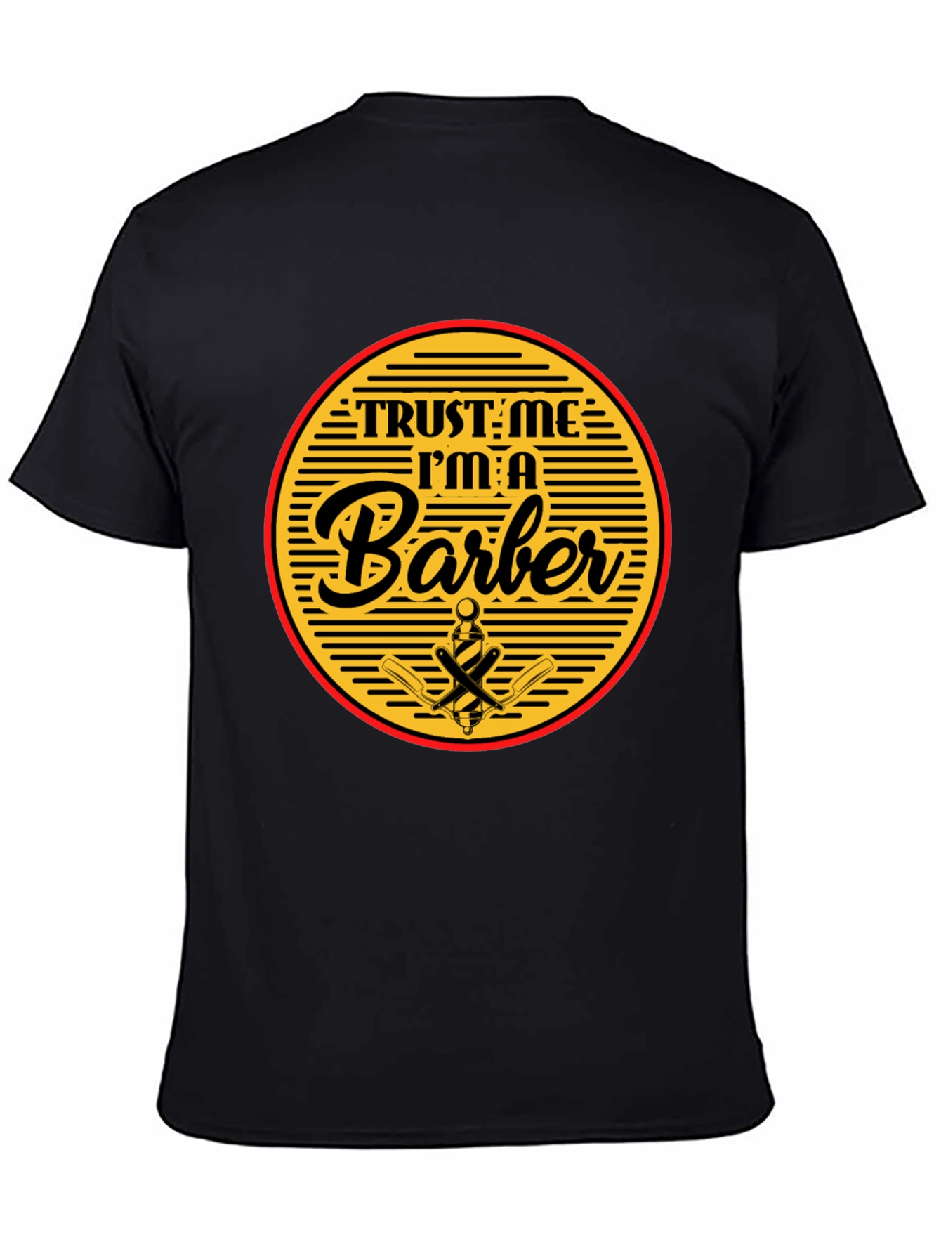 Trust Me Im A Barber Black T-Shirt