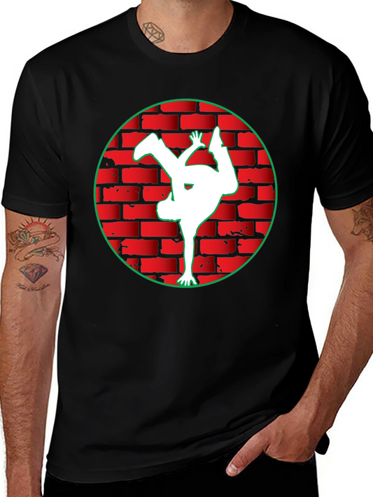 Street Dancer Graphic Tee - Black Casual T-Shirt