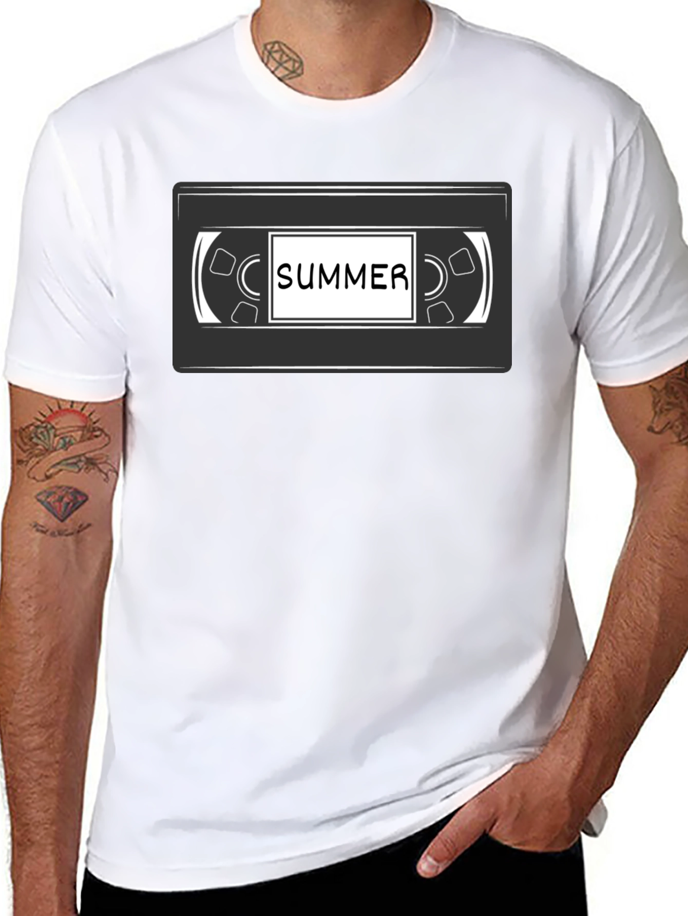 Retro Summer VHS Tape Graphic T-Shirt