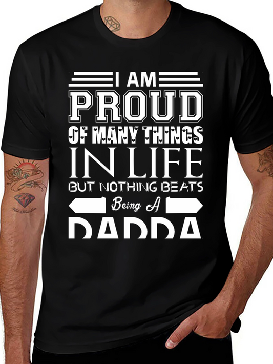 Proud Dadda Graphic T-Shirt - Fathers Day Gift