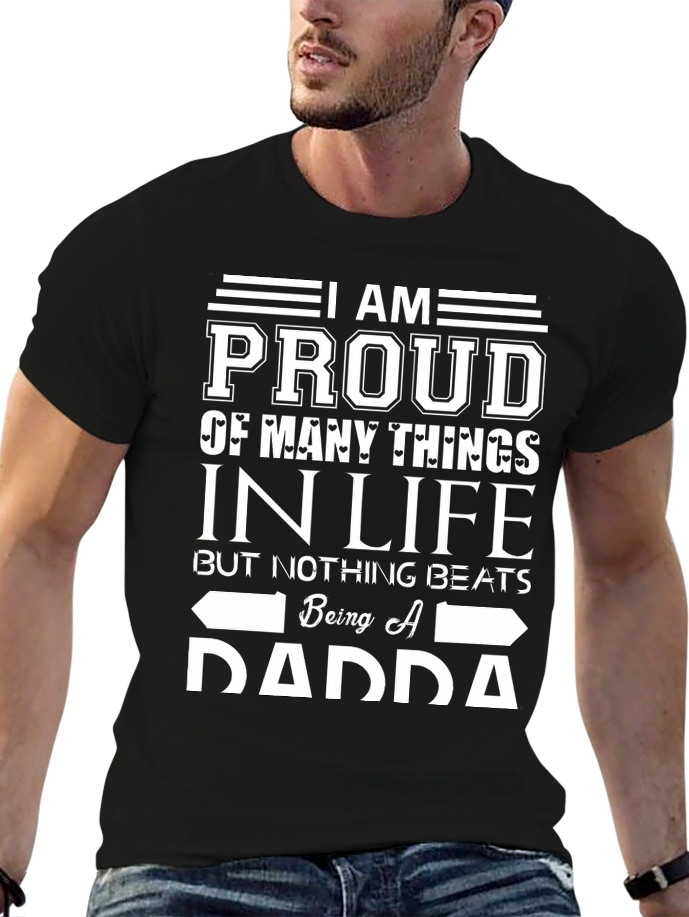 Proud Dadda Graphic T-Shirt - Fathers Day Gift