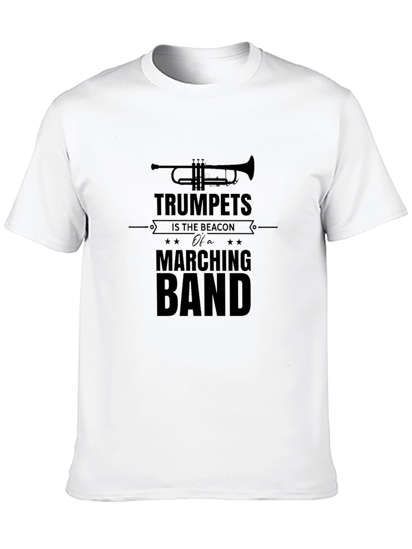 Trumpets Marching Band Graphic T-Shirt