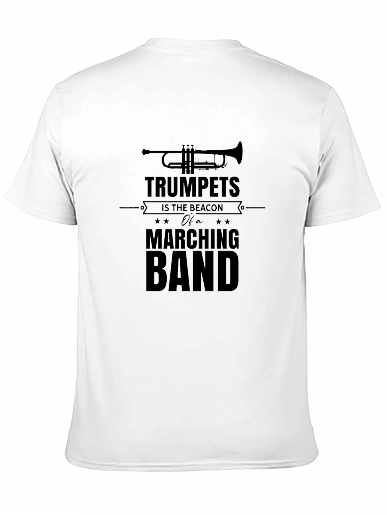Trumpets Marching Band Graphic T-Shirt