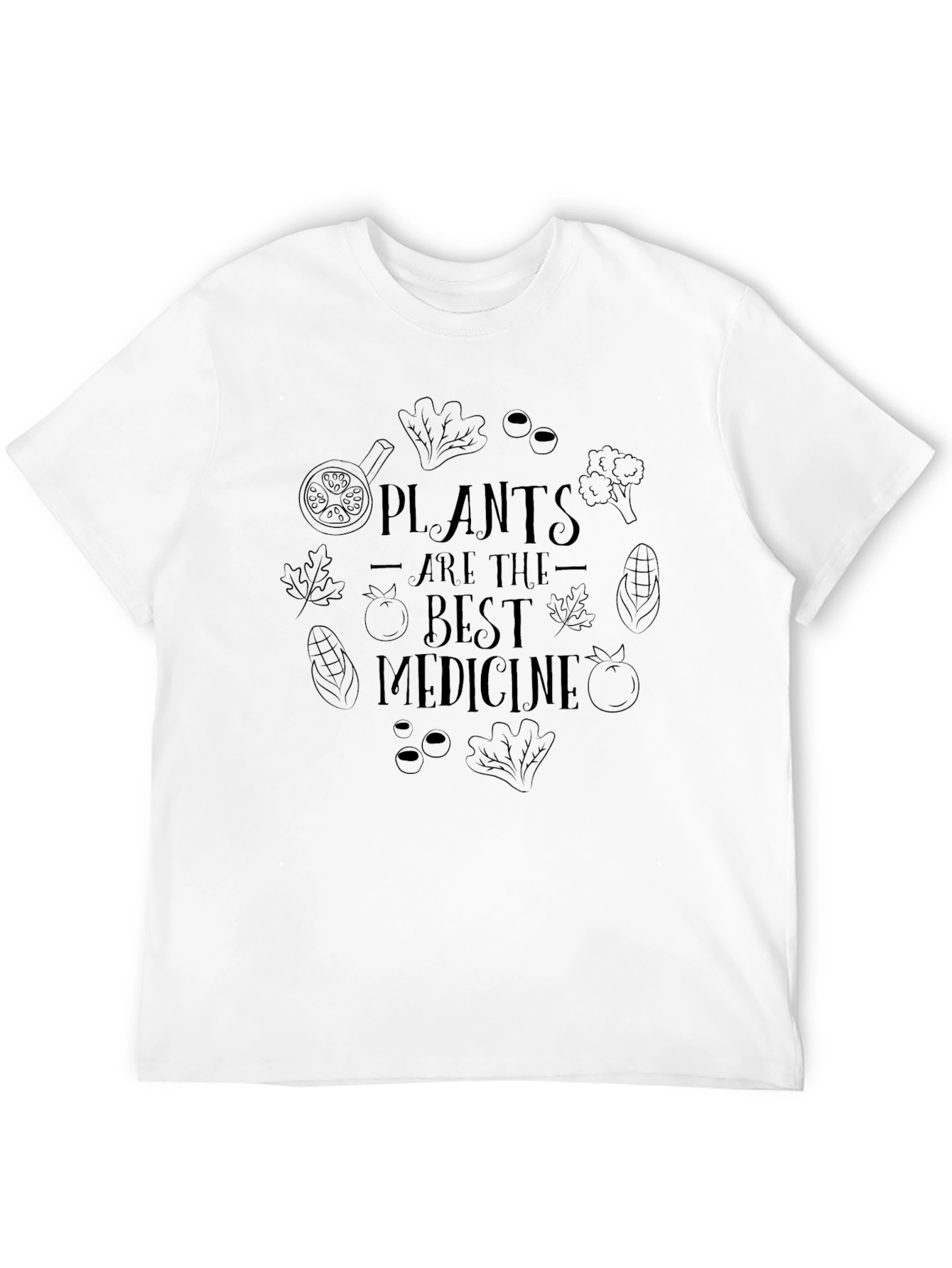Plants are the Best Medicine T-Shirt Vegan Tee