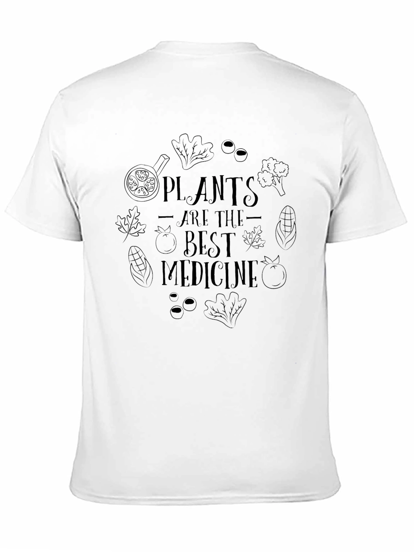 Plants are the Best Medicine T-Shirt Vegan Tee