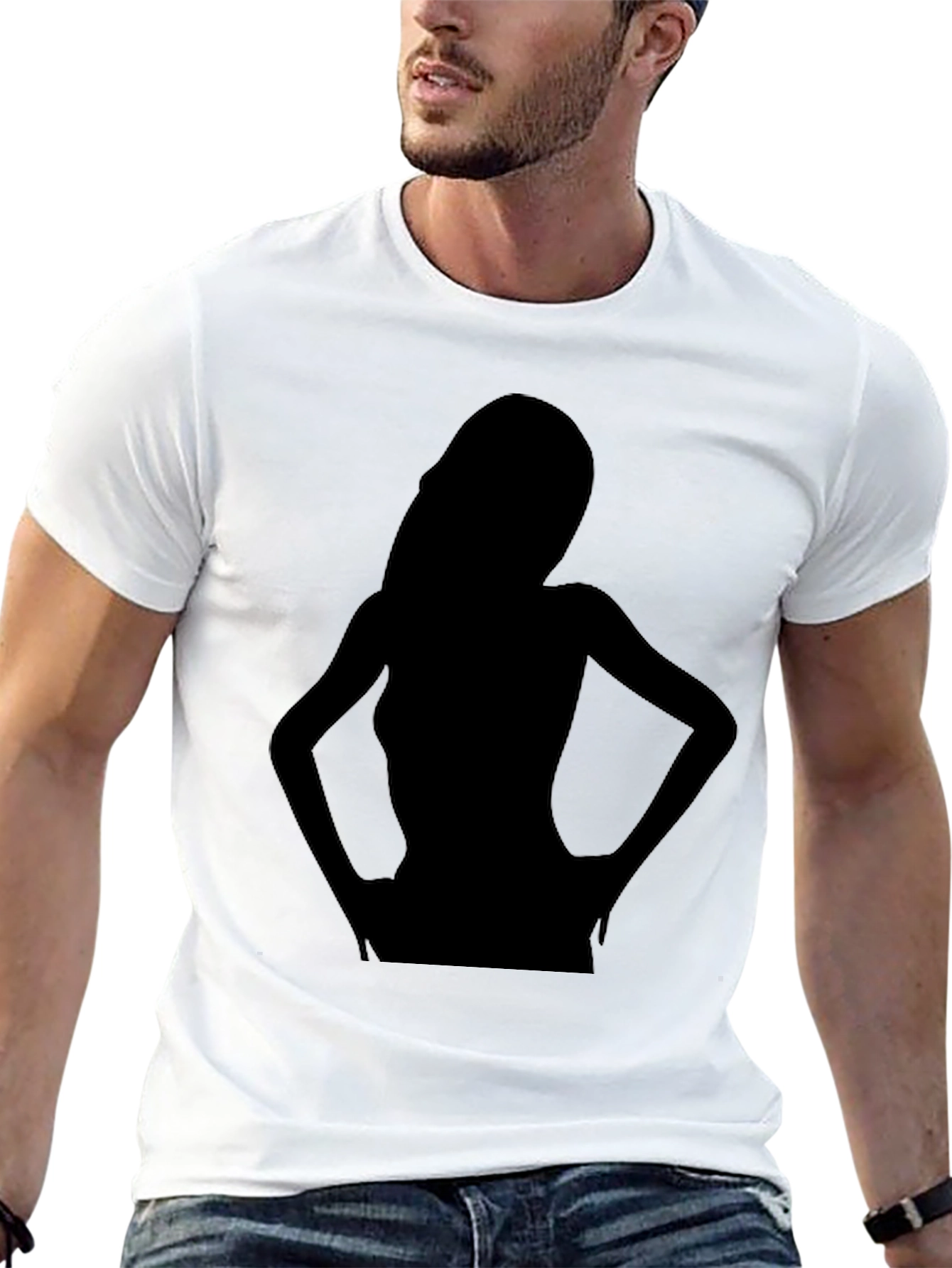 Silhouette Graphic Tee - Black T-Shirt
