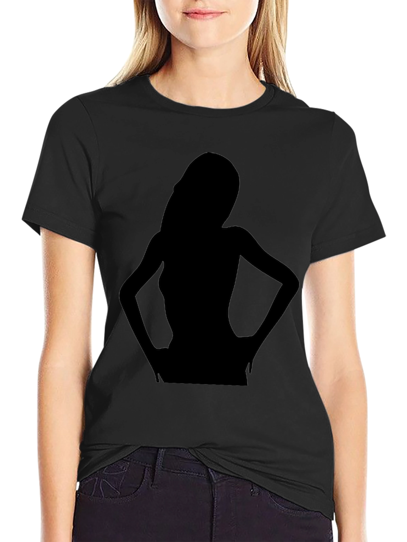 Silhouette Graphic Tee - Black T-Shirt