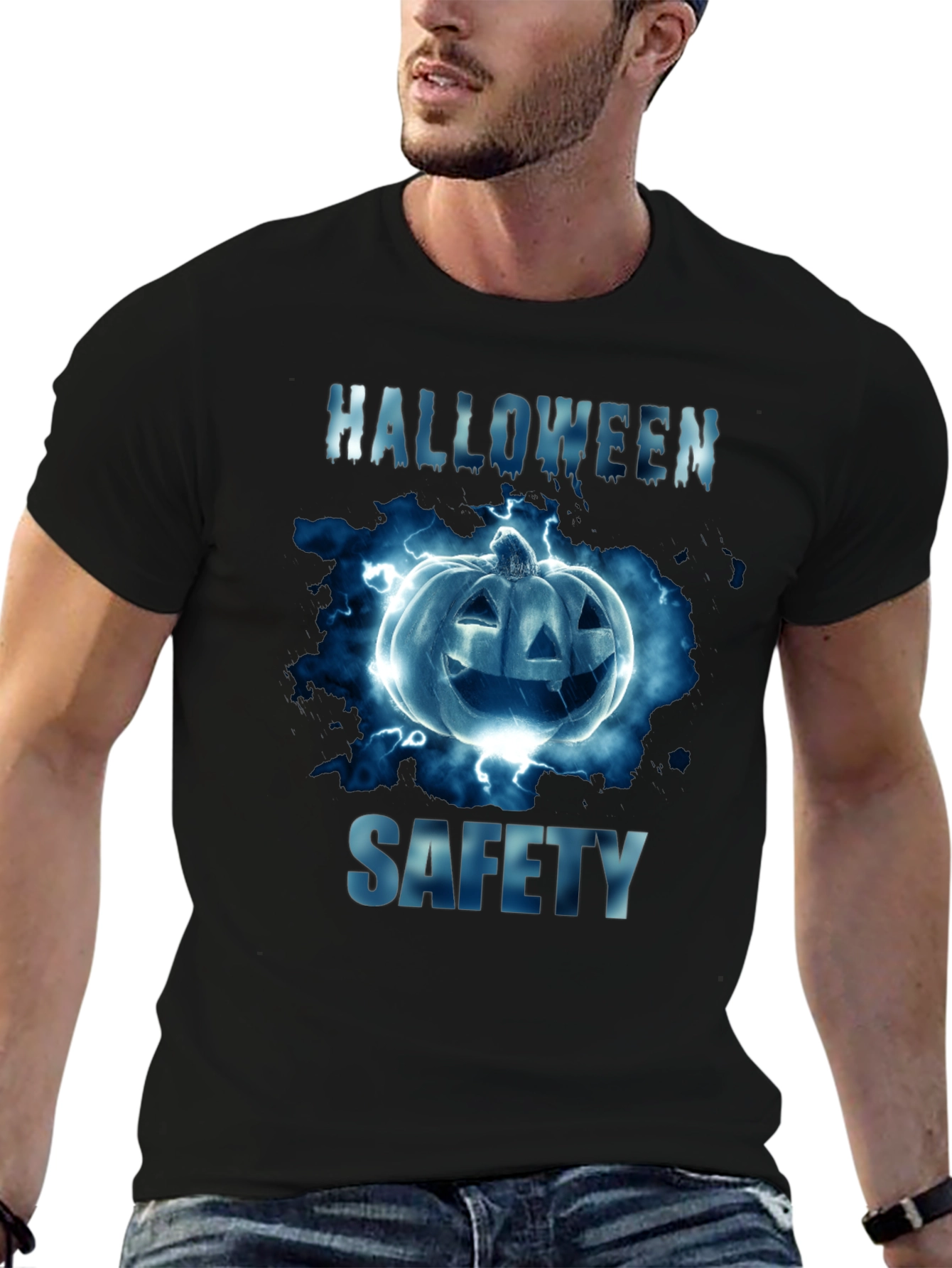 Halloween Safety Pumpkin T-Shirt