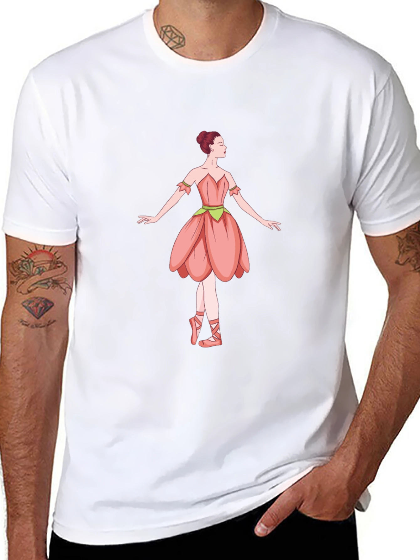 Ballerina Graphic T-Shirt