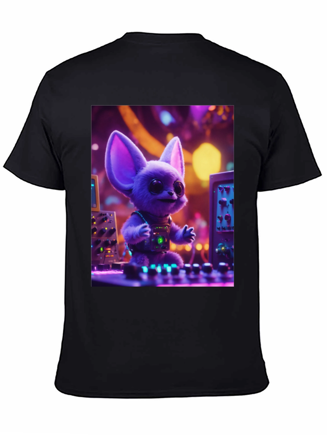 DJ Fennec Fox Graphic Tee - Party Animal Vibes!