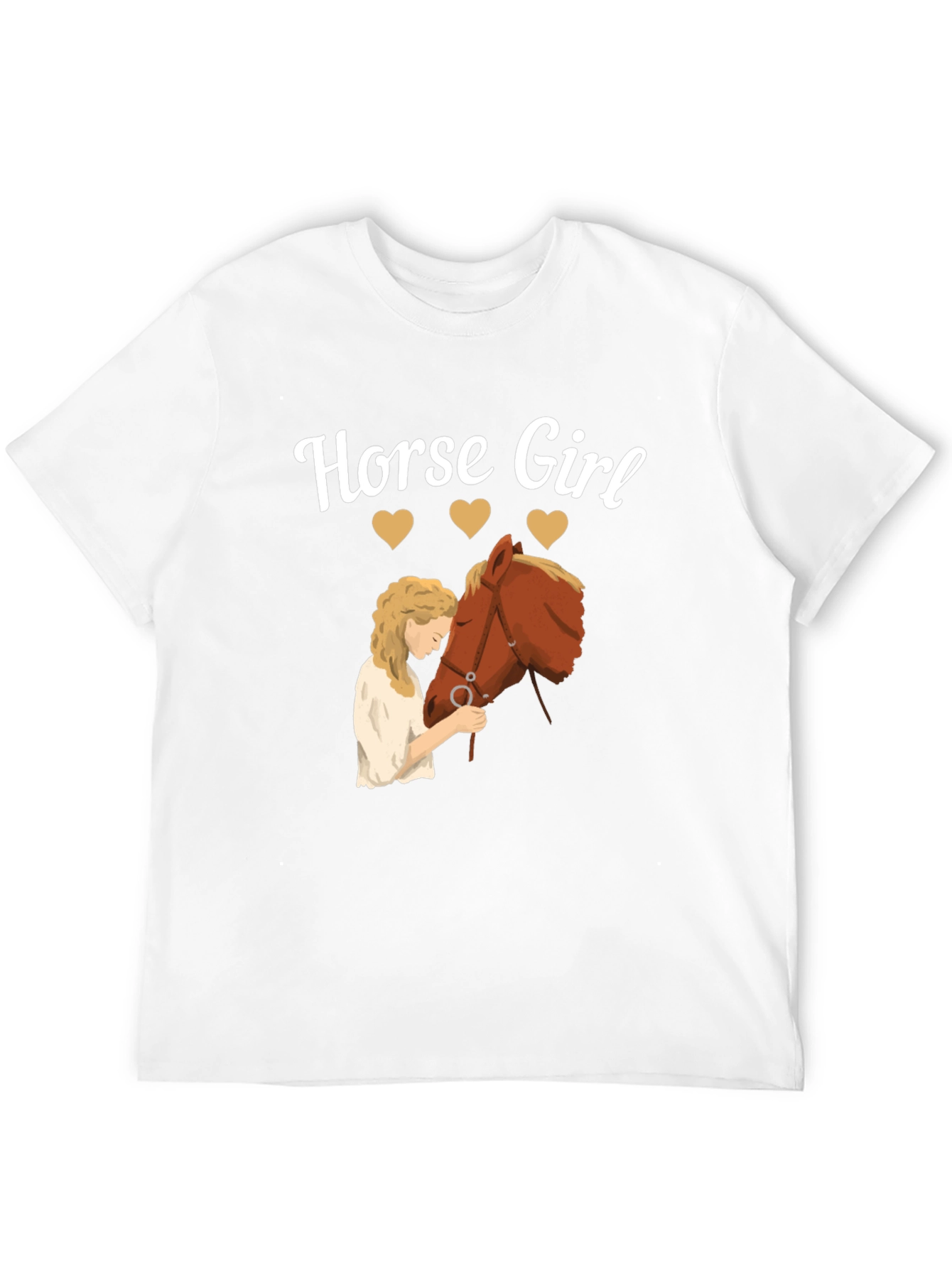 Horse Girl Graphic Tee - Equestrian Lover Shirt