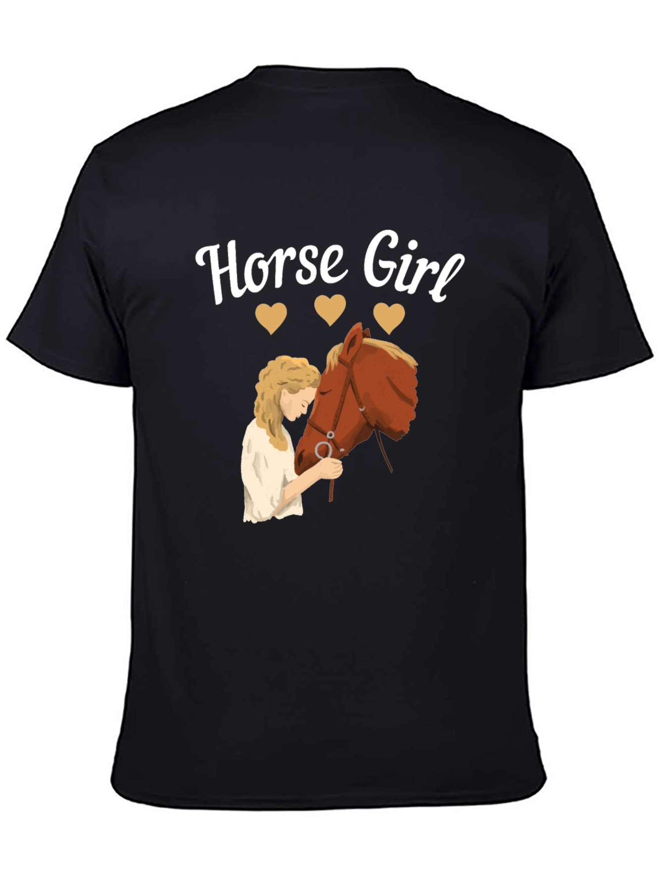 Horse Girl Graphic Tee - Equestrian Lover Shirt