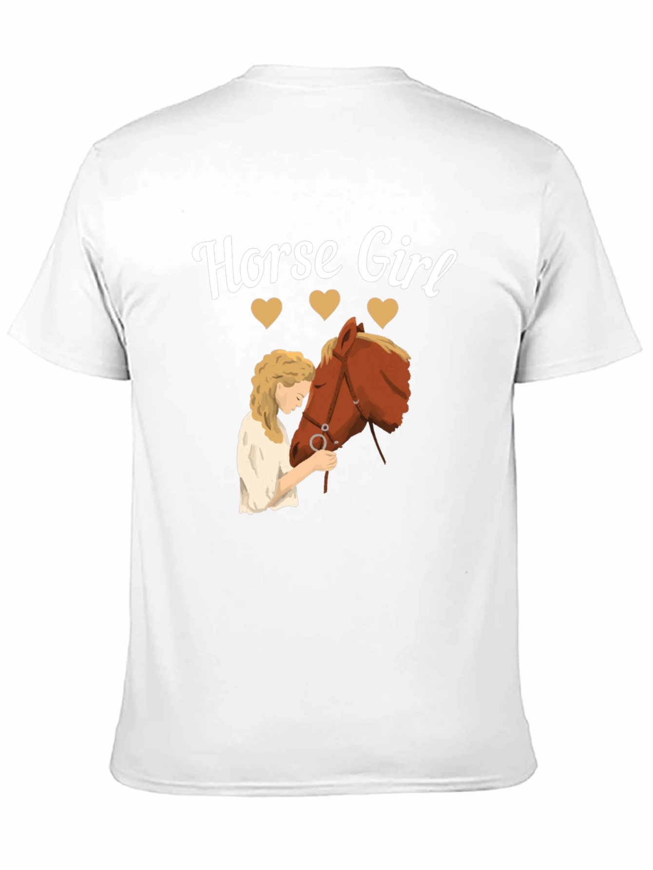 Horse Girl Graphic Tee - Equestrian Lover Shirt