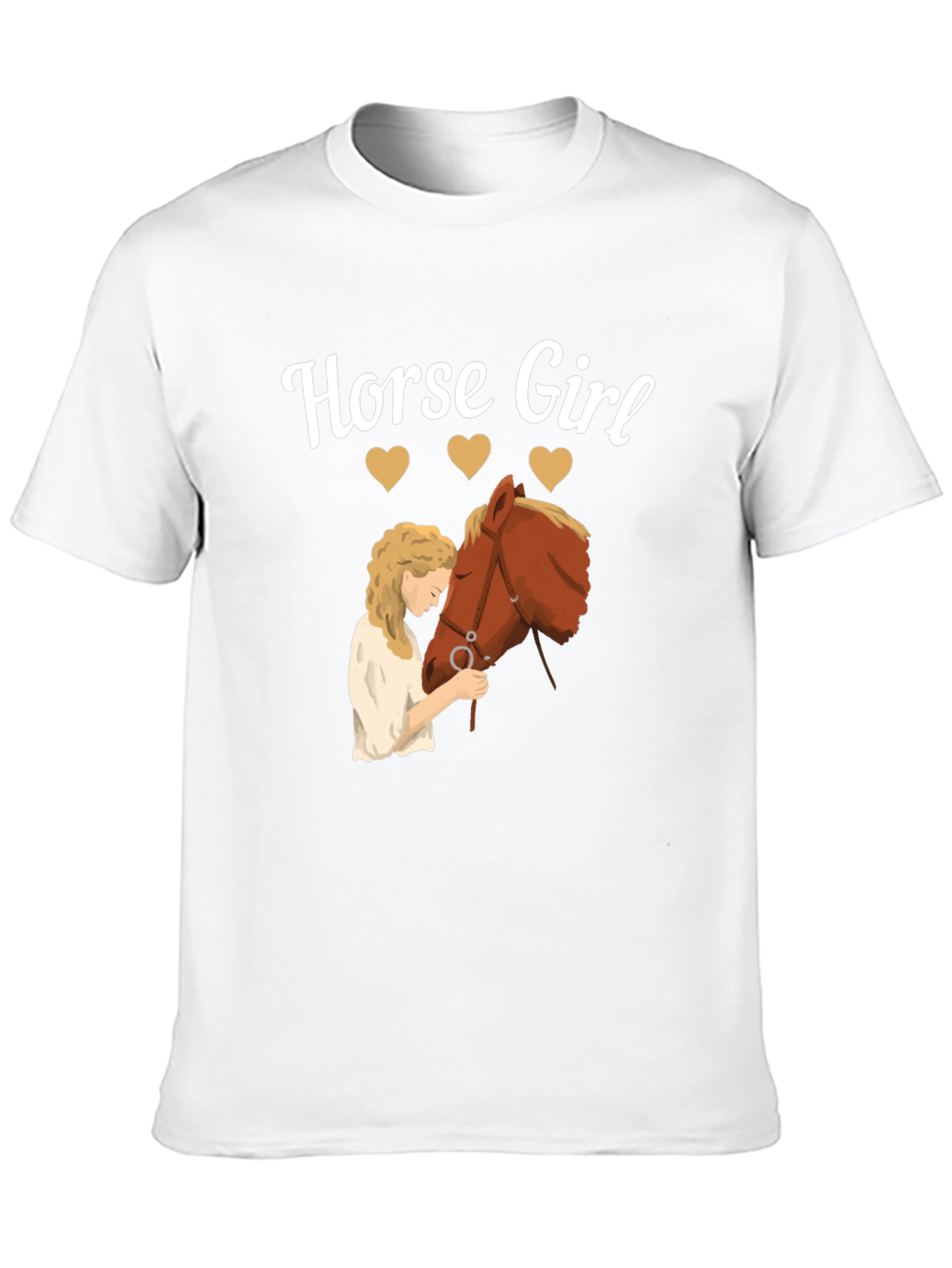 Horse Girl Graphic Tee - Equestrian Lover Shirt