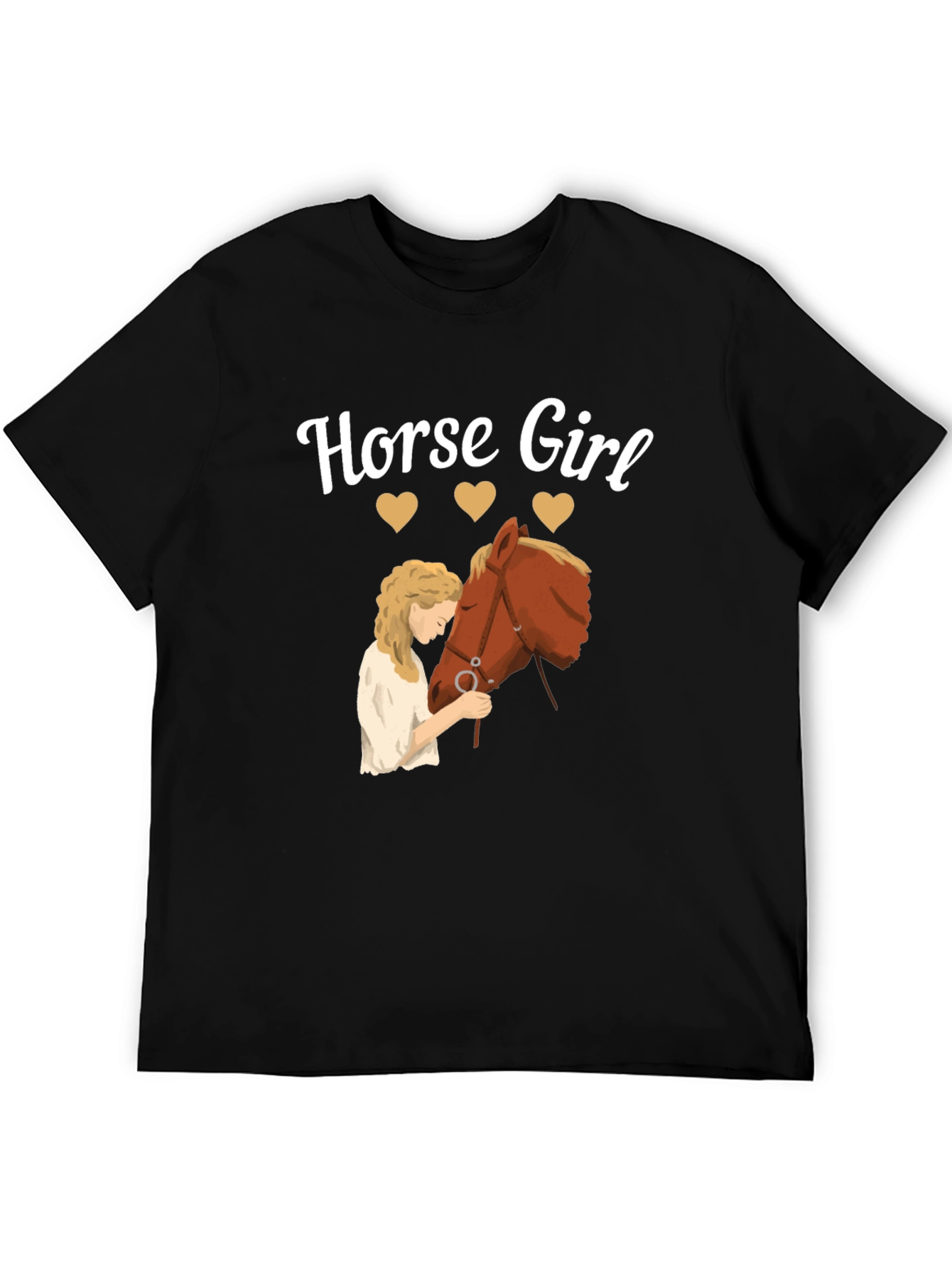 Horse Girl Graphic Tee - Equestrian Lover Shirt