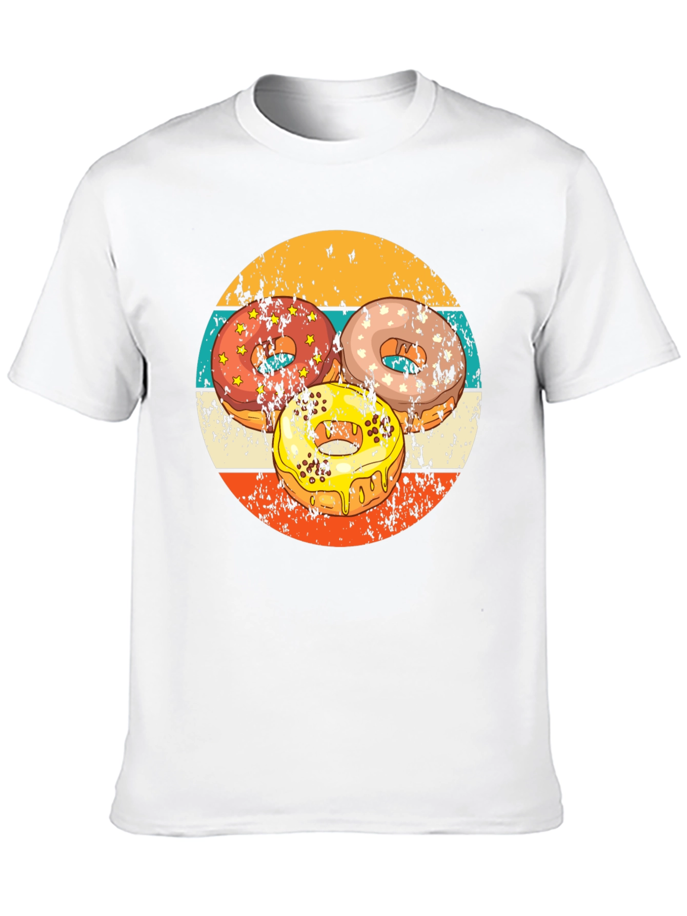 Retro Donut T-Shirt - Sweet Treat Design