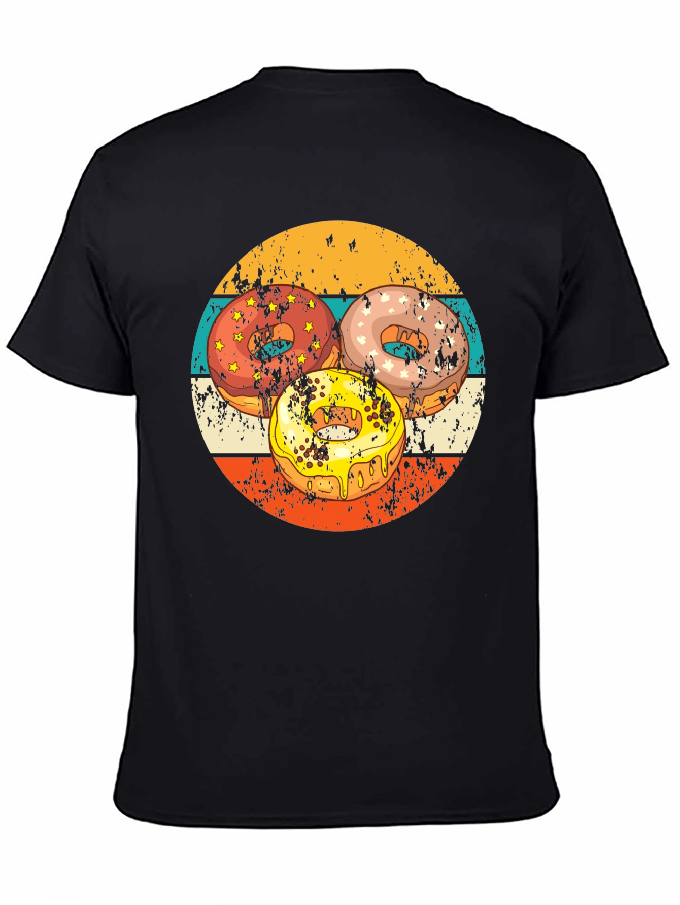 Retro Donut T-Shirt - Sweet Treat Design